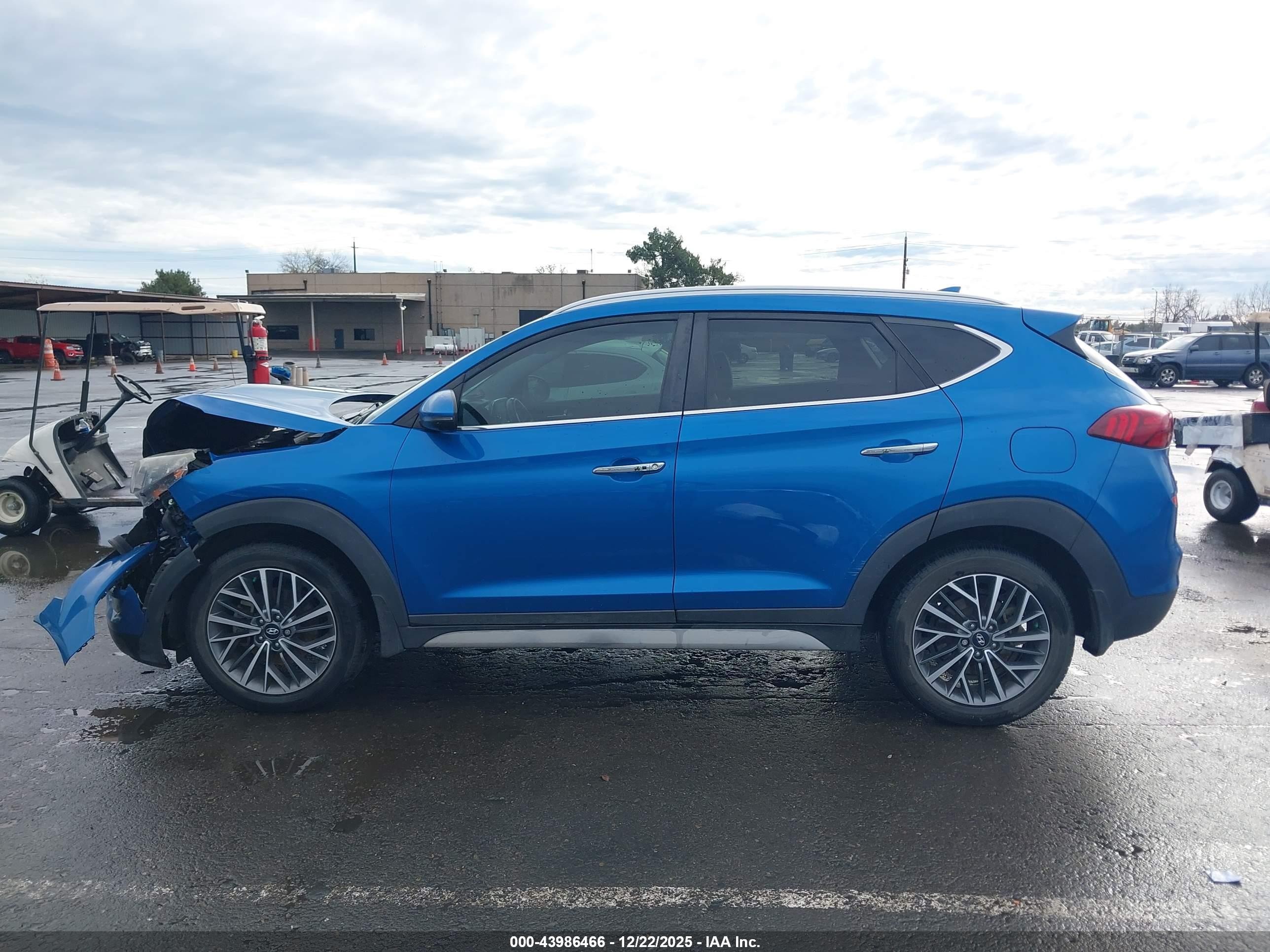 2019 Hyundai Tucson Limited Blue vin: KM8J33AL7KU915375