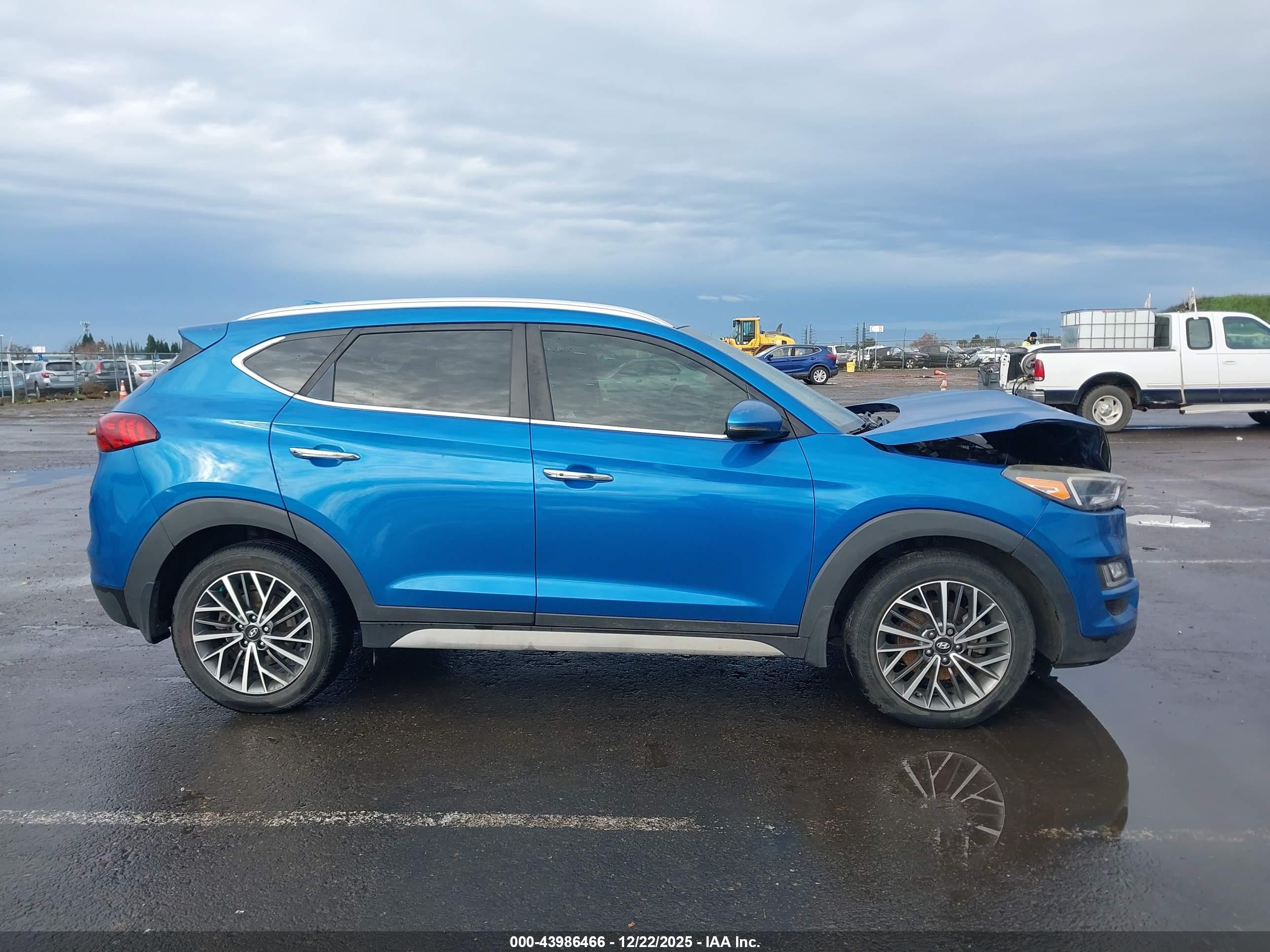 2019 Hyundai Tucson Limited Blue vin: KM8J33AL7KU915375