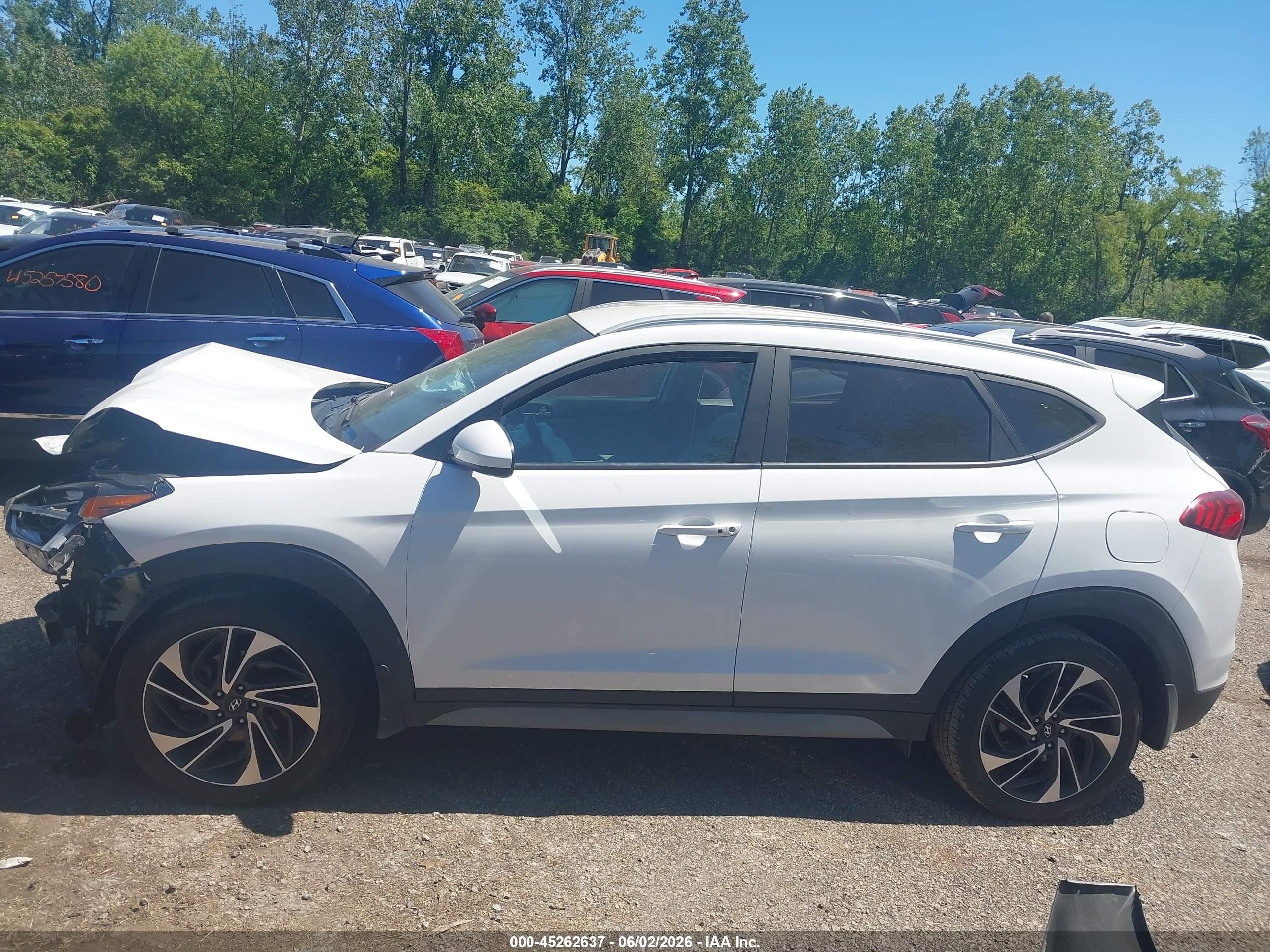 2020 Hyundai Tucson Sport White vin: KM8J33AL9LU181632
