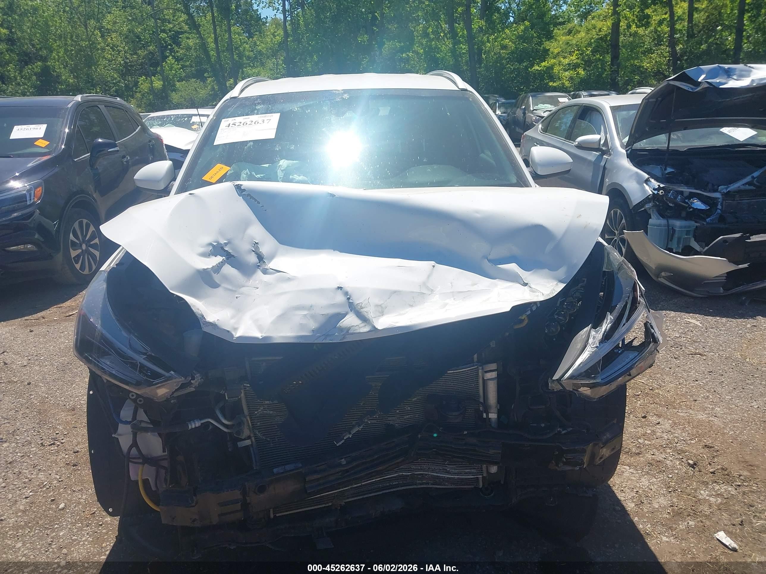 2020 Hyundai Tucson Sport White vin: KM8J33AL9LU181632