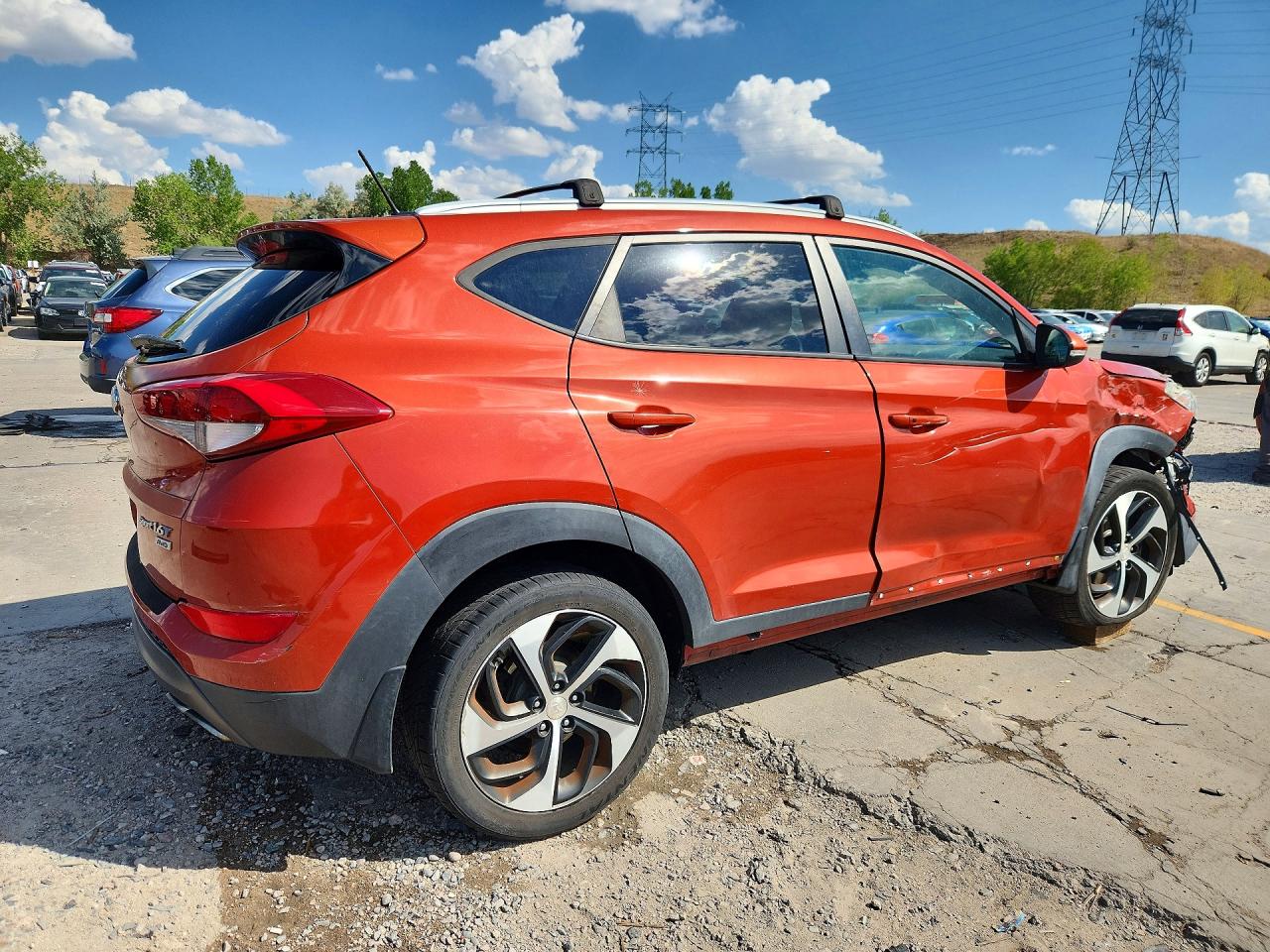 2016 Hyundai Tucson Sport Оранжевый vin: KM8J3CA20GU095588