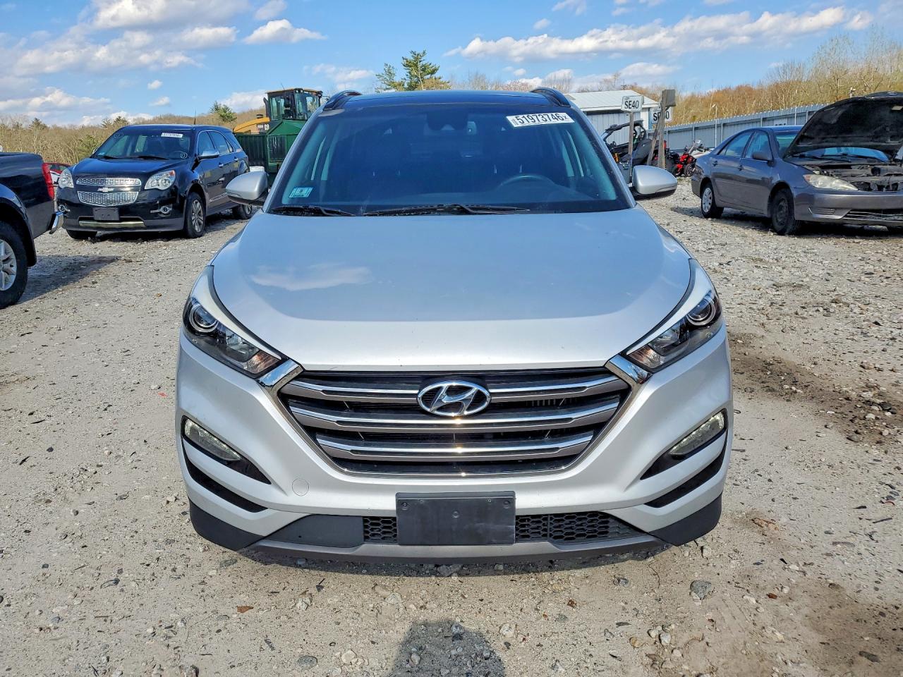 2016 Hyundai Tucson Limited Silver vin: KM8J3CA21GU059263