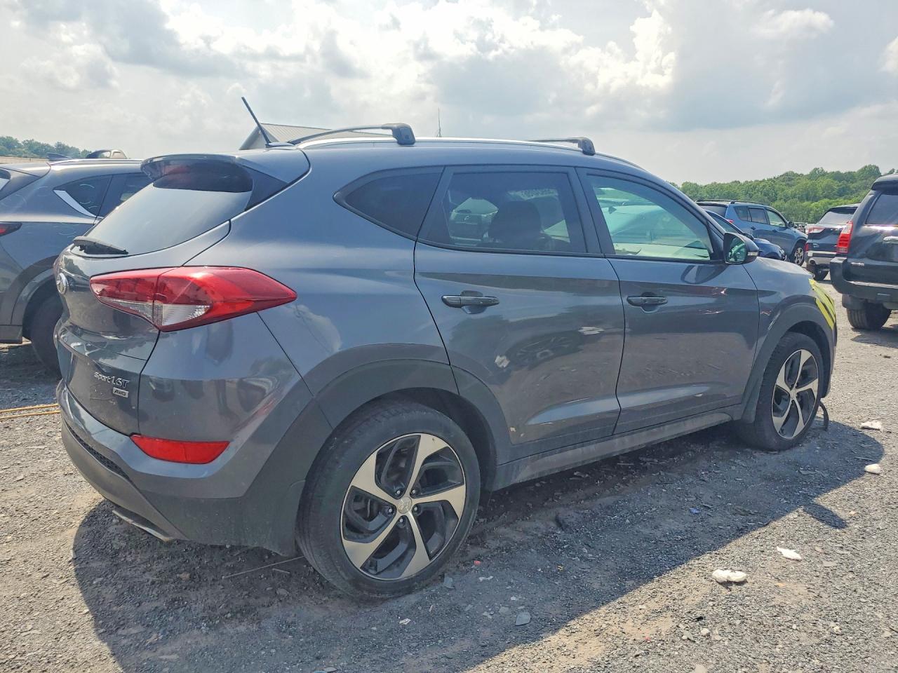 2016 Hyundai Tucson Sport Blue vin: KM8J3CA21GU071316