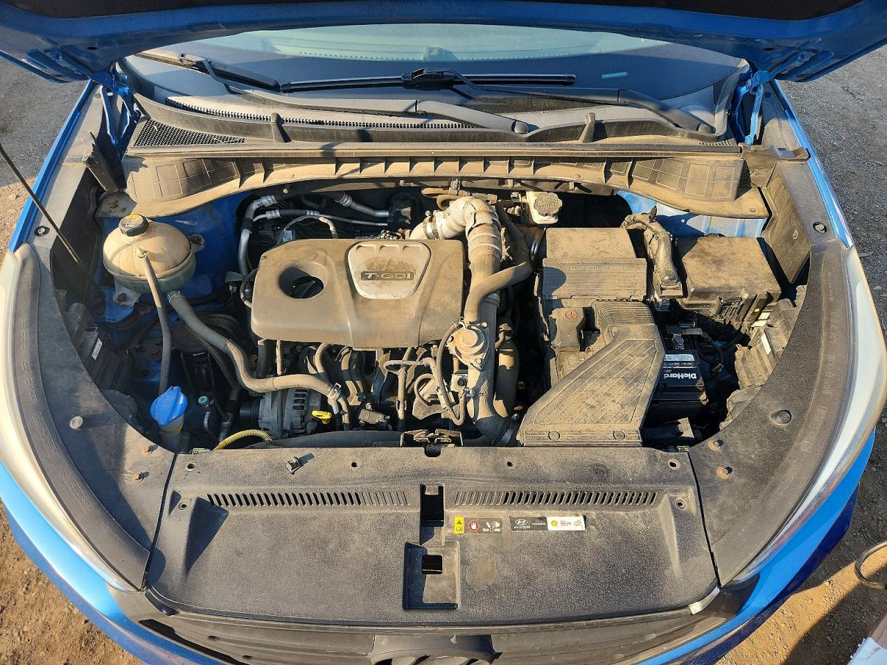 2017 Hyundai Tucson Limited Blue vin: KM8J3CA22HU305268
