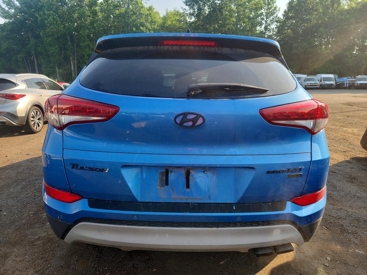 2017 Hyundai Tucson Limited Blue vin: KM8J3CA22HU305268