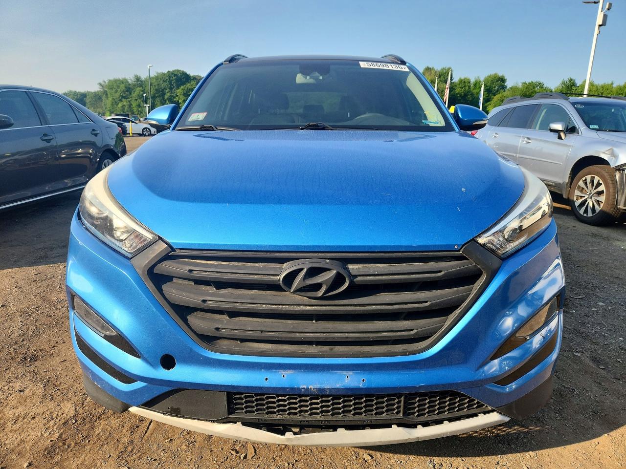 2017 Hyundai Tucson Limited Blue vin: KM8J3CA22HU305268