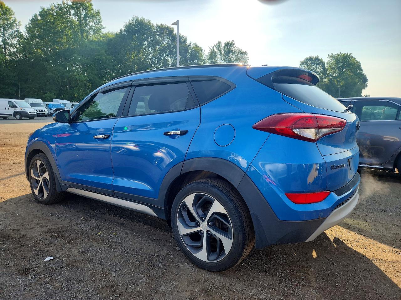 2017 Hyundai Tucson Limited Blue vin: KM8J3CA22HU305268