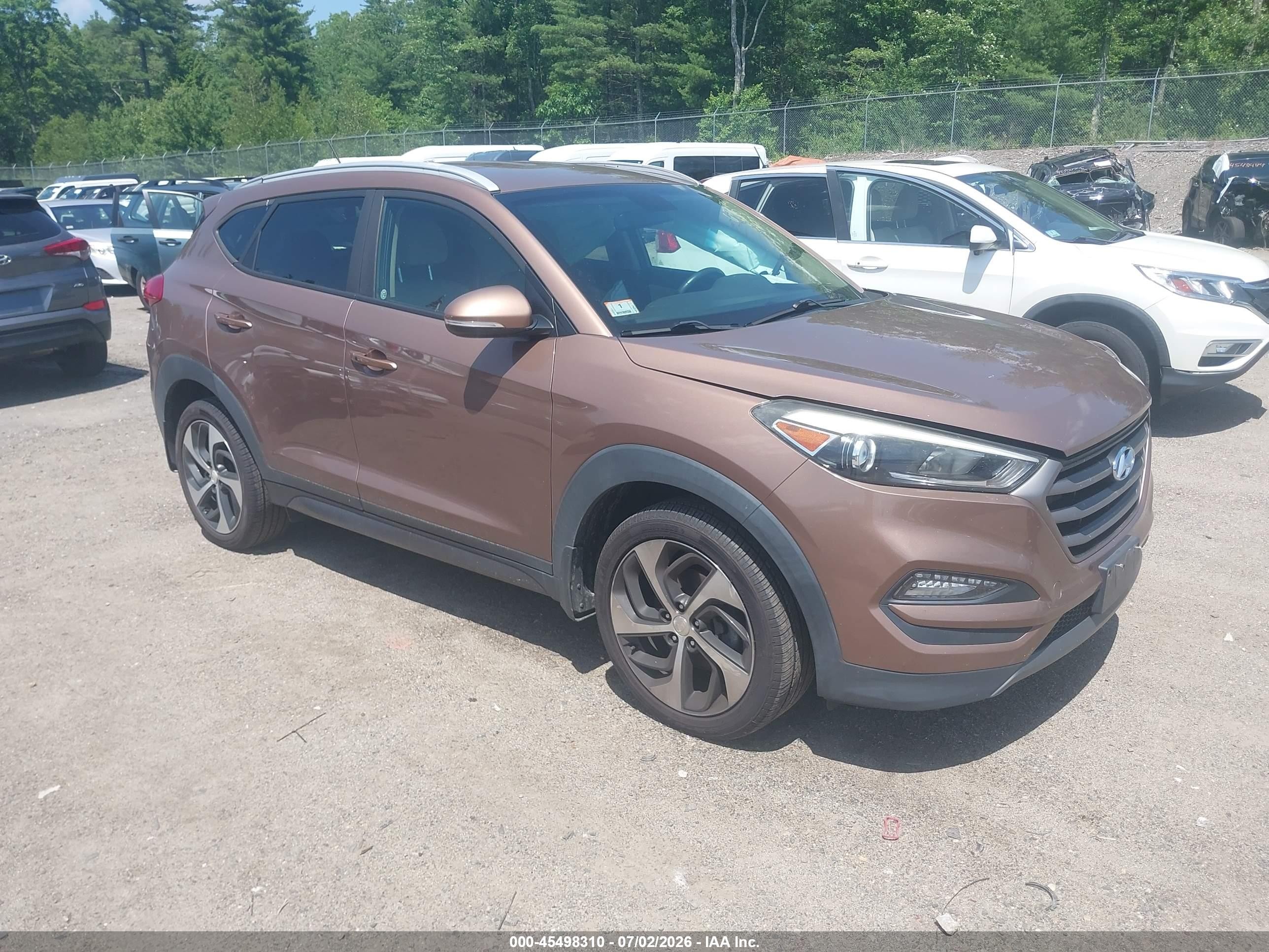 2016 Hyundai Tucson Sport Brown vin: KM8J3CA23GU247427