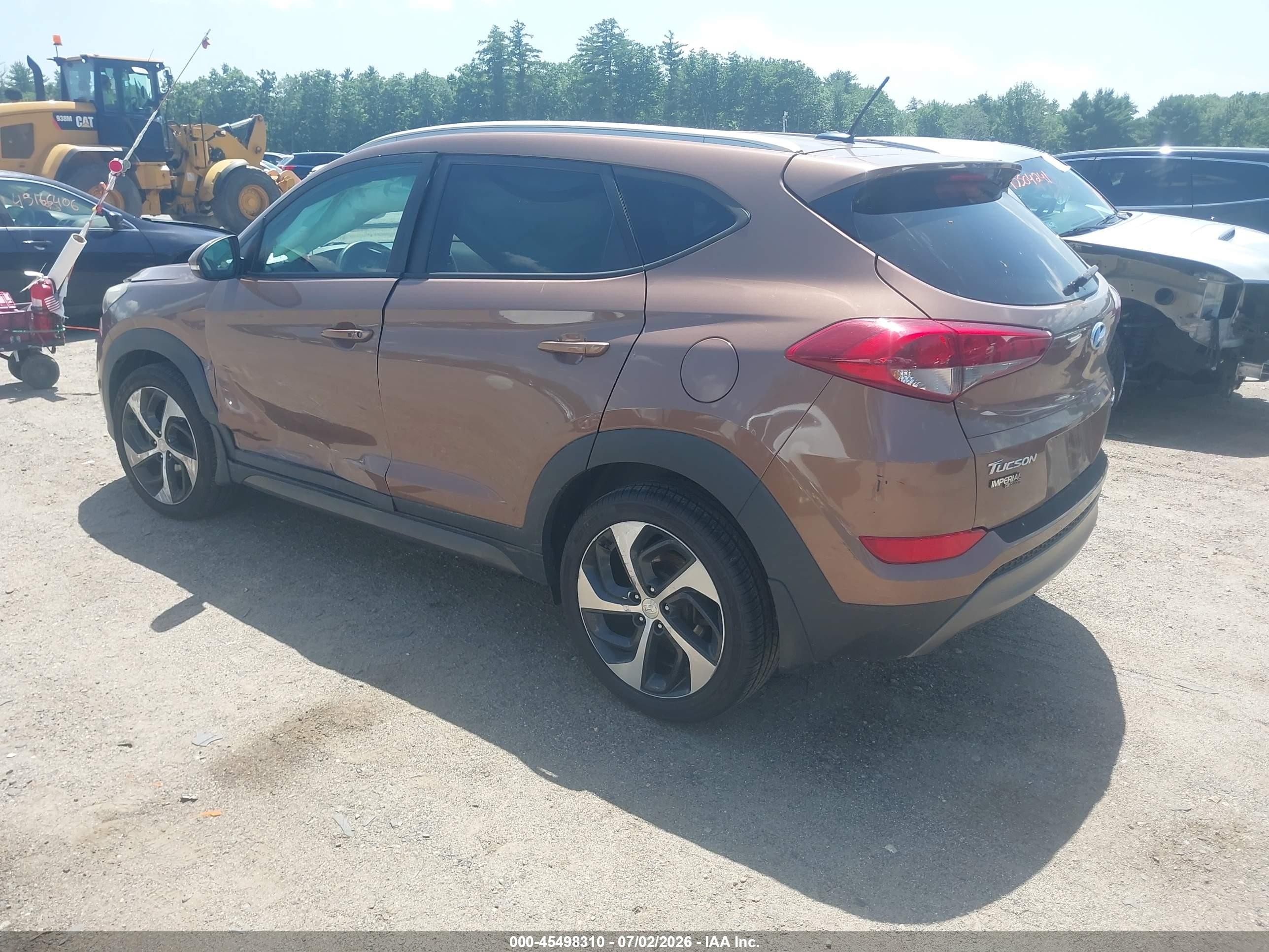 2016 Hyundai Tucson Sport Brown vin: KM8J3CA23GU247427