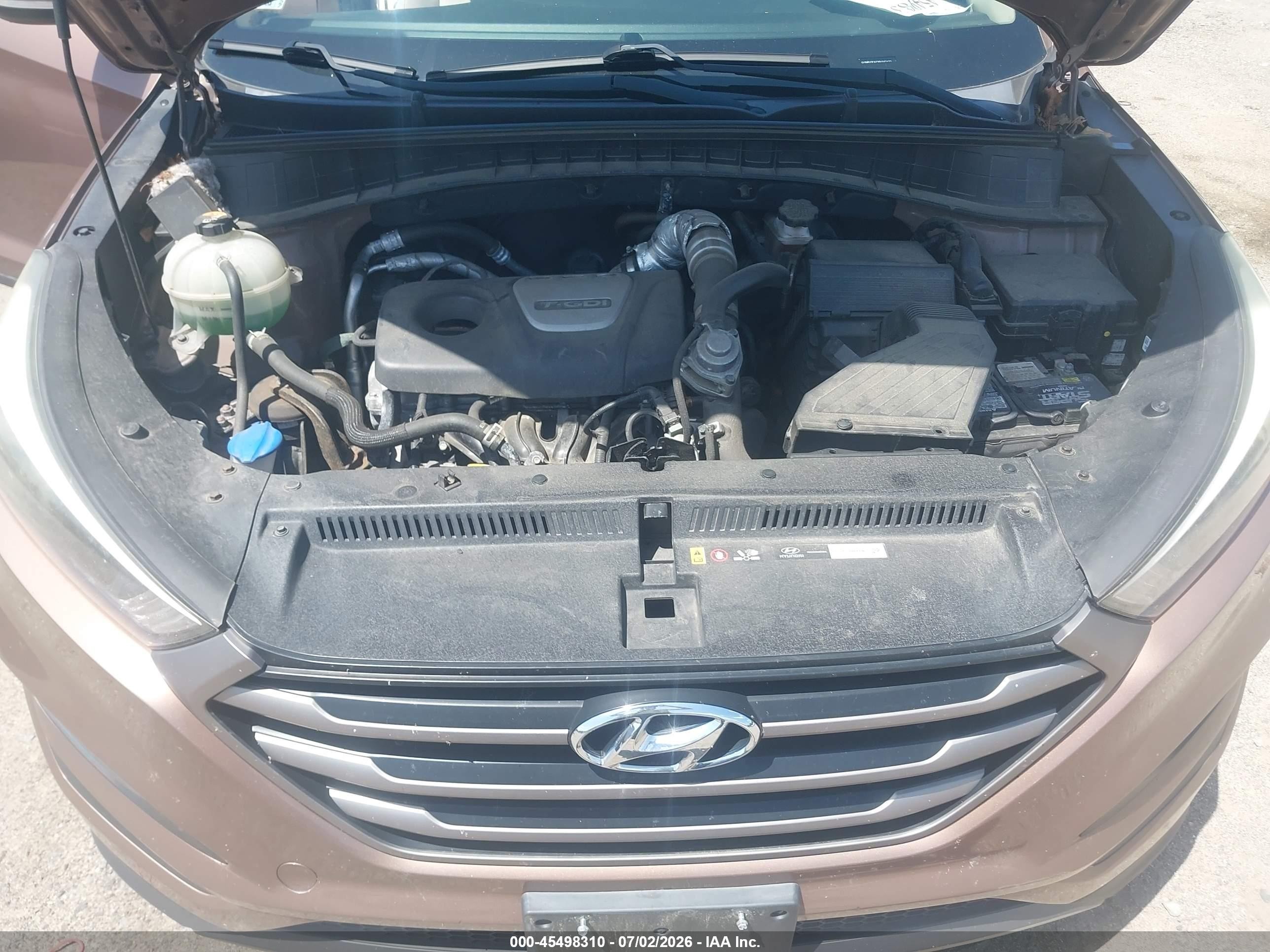 2016 Hyundai Tucson Sport Brown vin: KM8J3CA23GU247427
