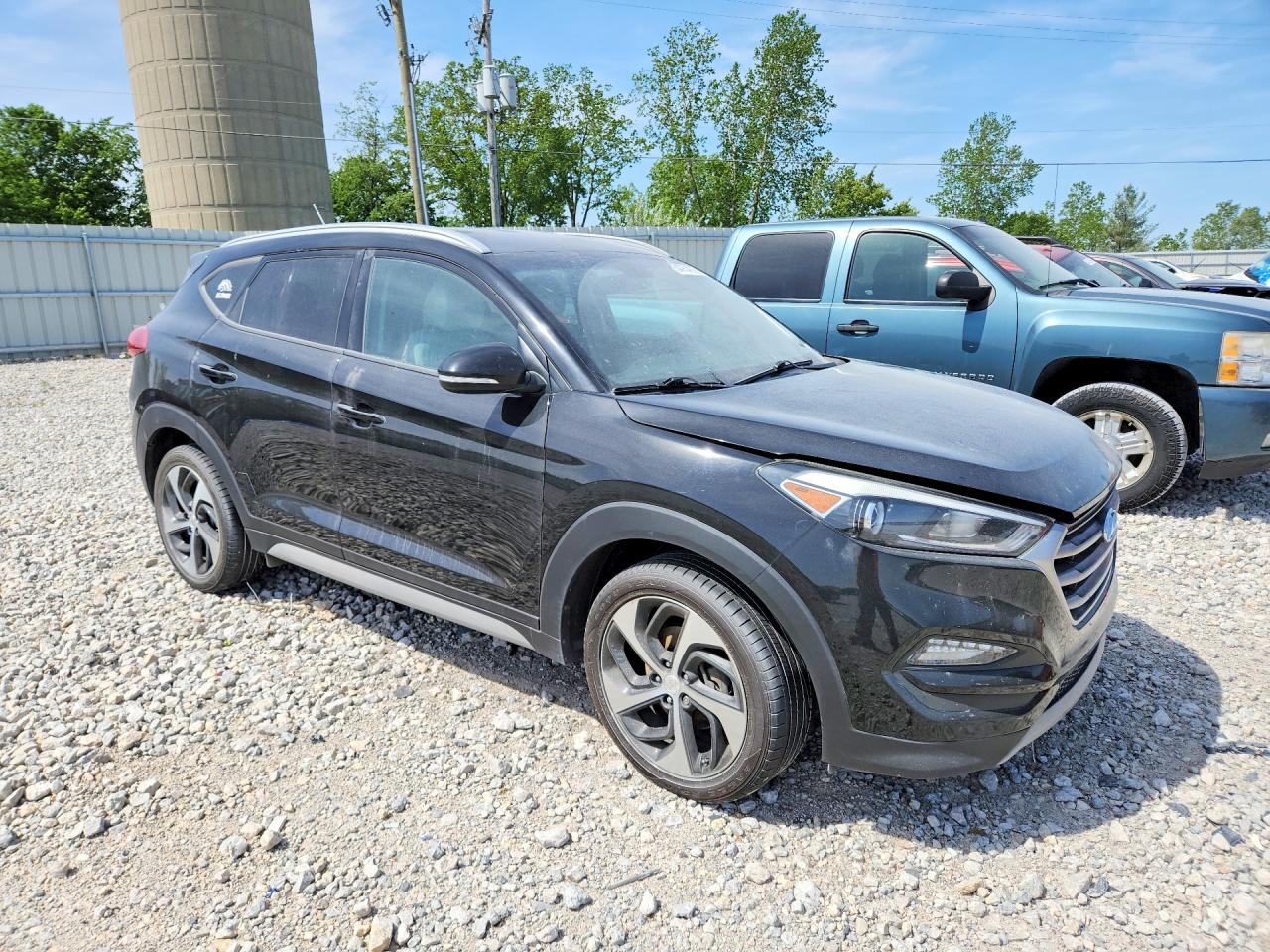 2017 Hyundai Tucson Sport Black vin: KM8J3CA24HU374561