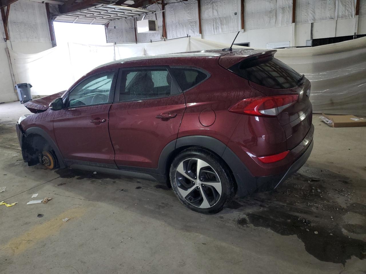 2016 Hyundai Tucson Limited Burgundy vin: KM8J3CA26GU076852
