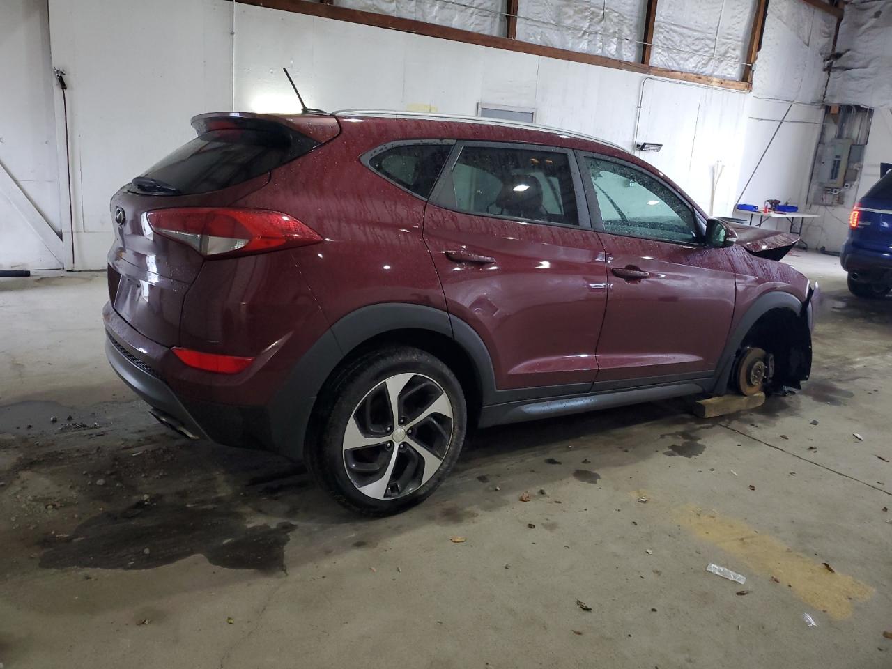 2016 Hyundai Tucson Limited Burgundy vin: KM8J3CA26GU076852