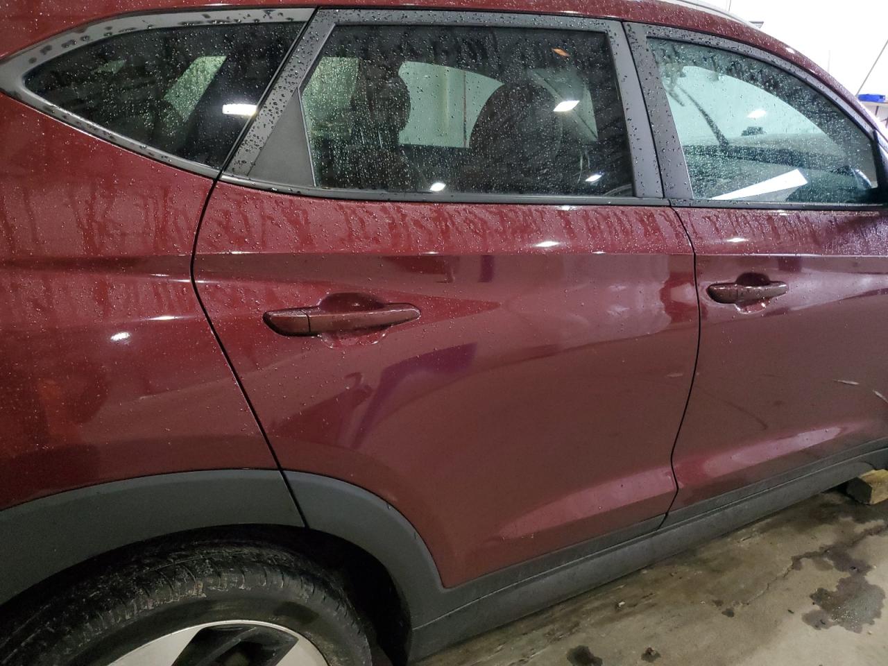 2016 Hyundai Tucson Limited Burgundy vin: KM8J3CA26GU076852