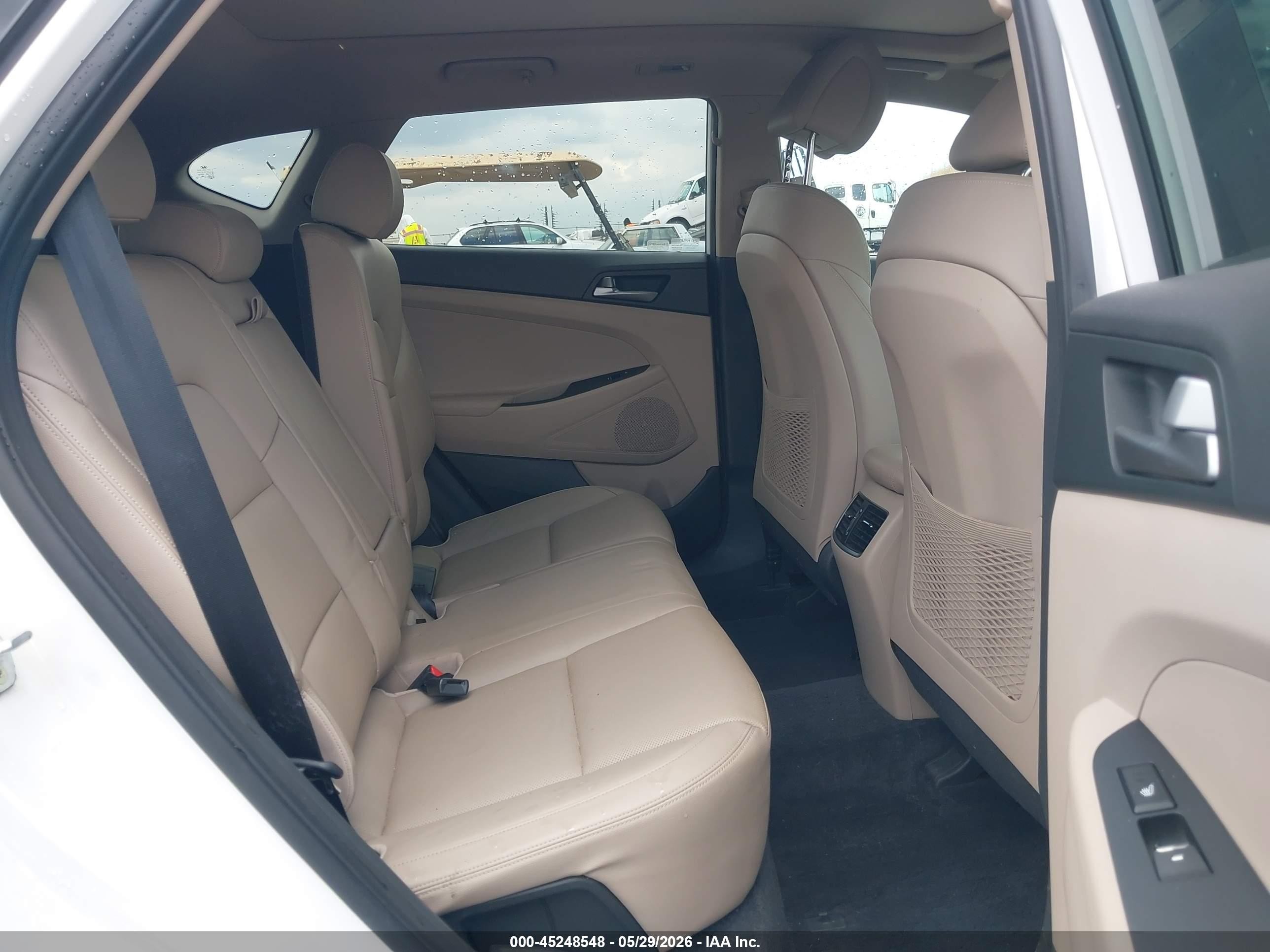2016 Hyundai Tucson Limited White vin: KM8J3CA26GU079153