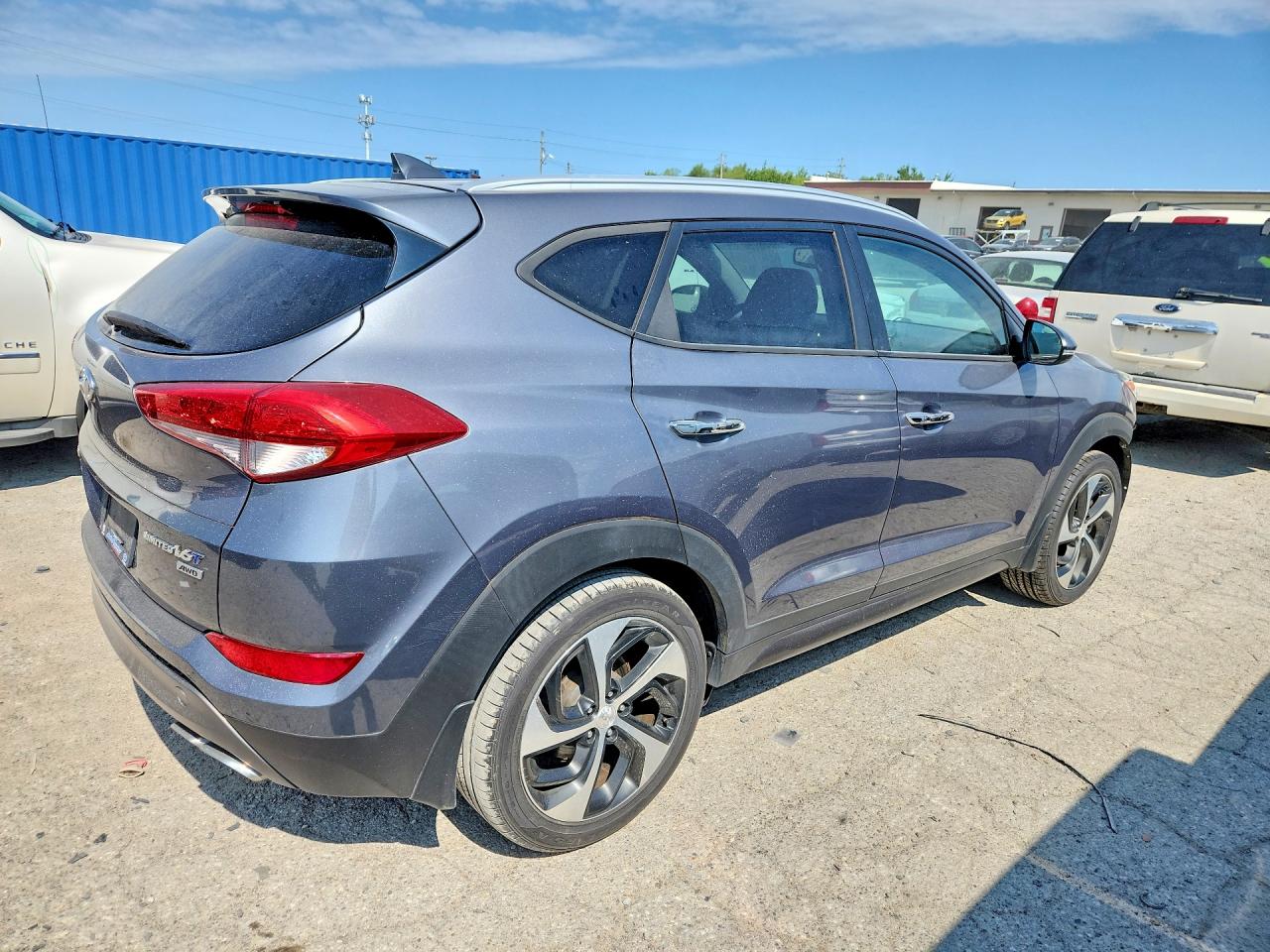 2016 Hyundai Tucson Limited Gray vin: KM8J3CA26GU088774