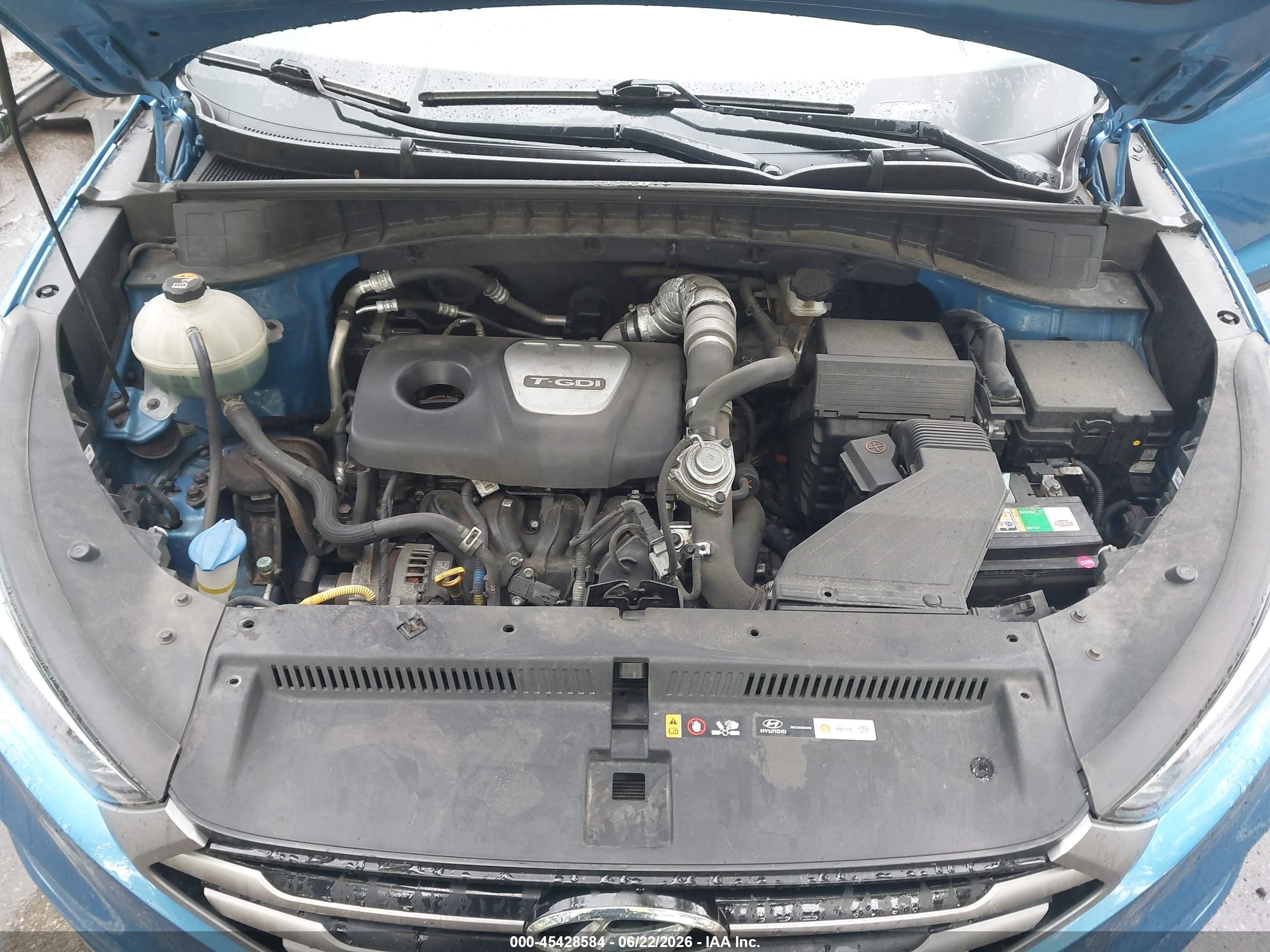 2017 Hyundai Tucson Sport Blue vin: KM8J3CA27HU265074