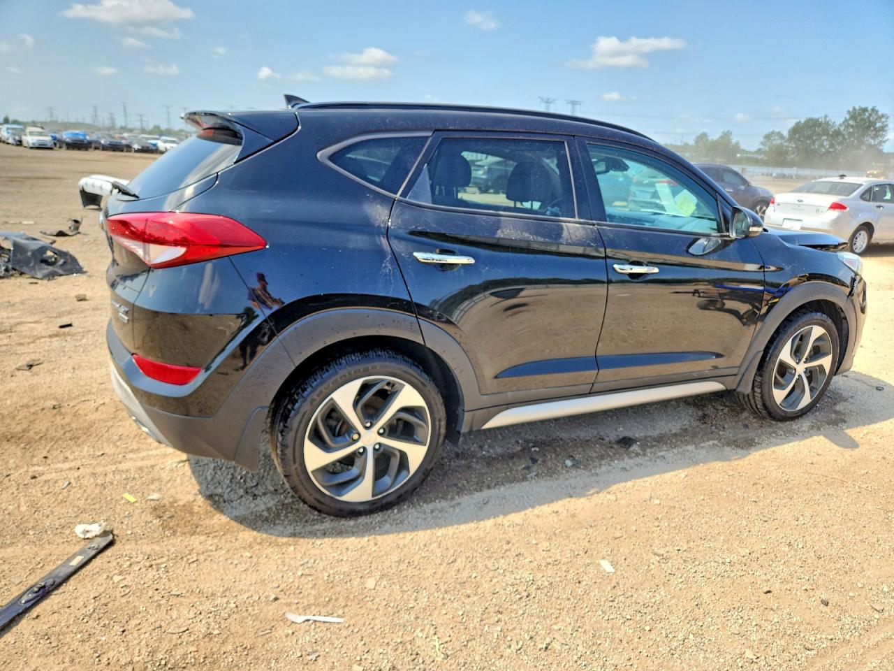 2017 Hyundai Tucson Limited Black vin: KM8J3CA27HU279430