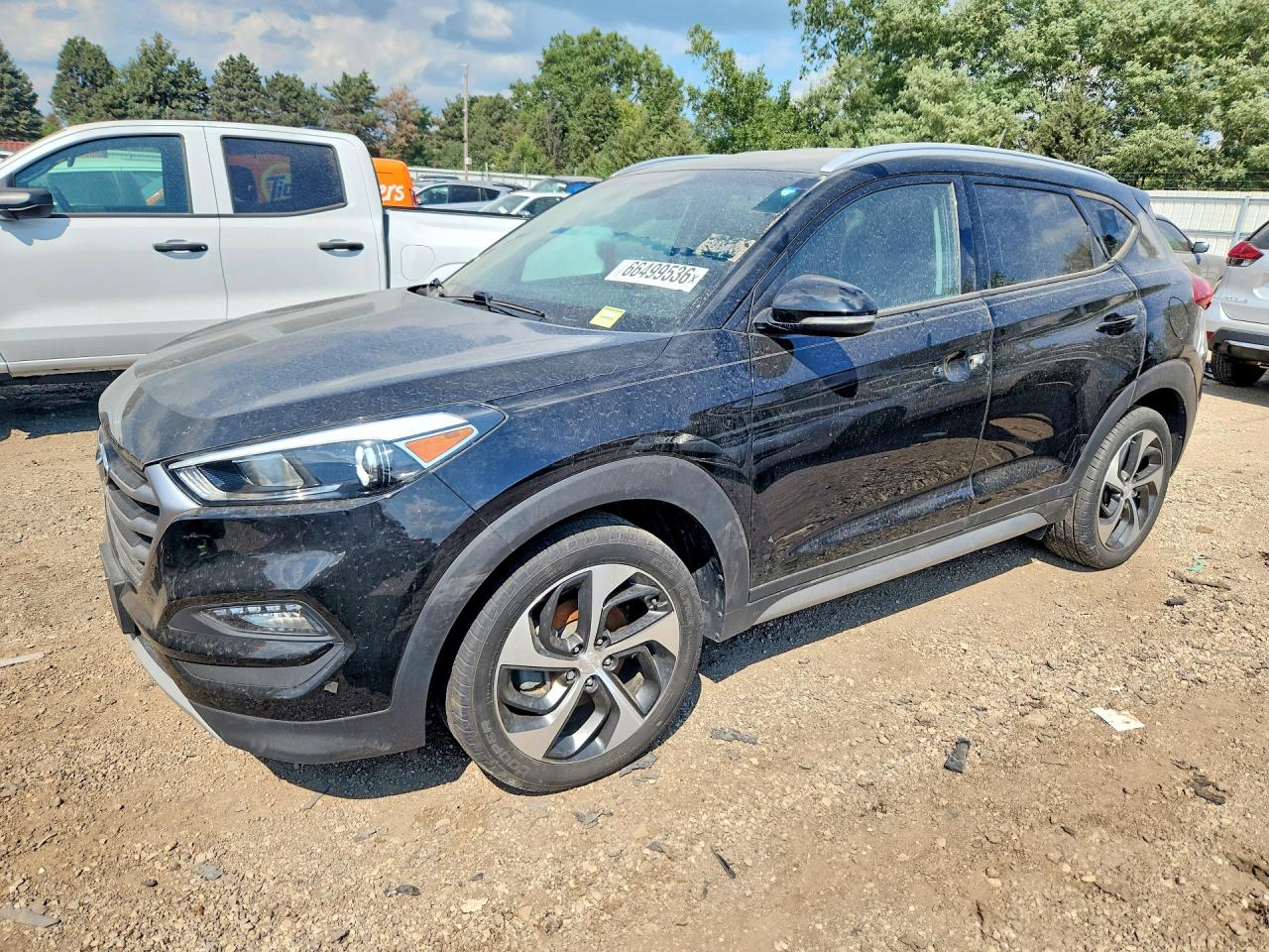 2017 Hyundai Tucson Sport Black vin: KM8J3CA28HU351283