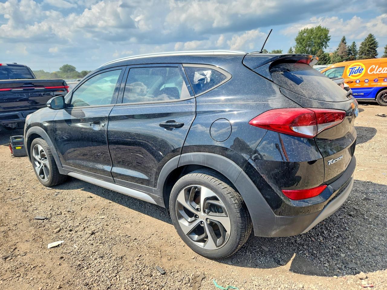 2017 Hyundai Tucson Sport Black vin: KM8J3CA28HU351283