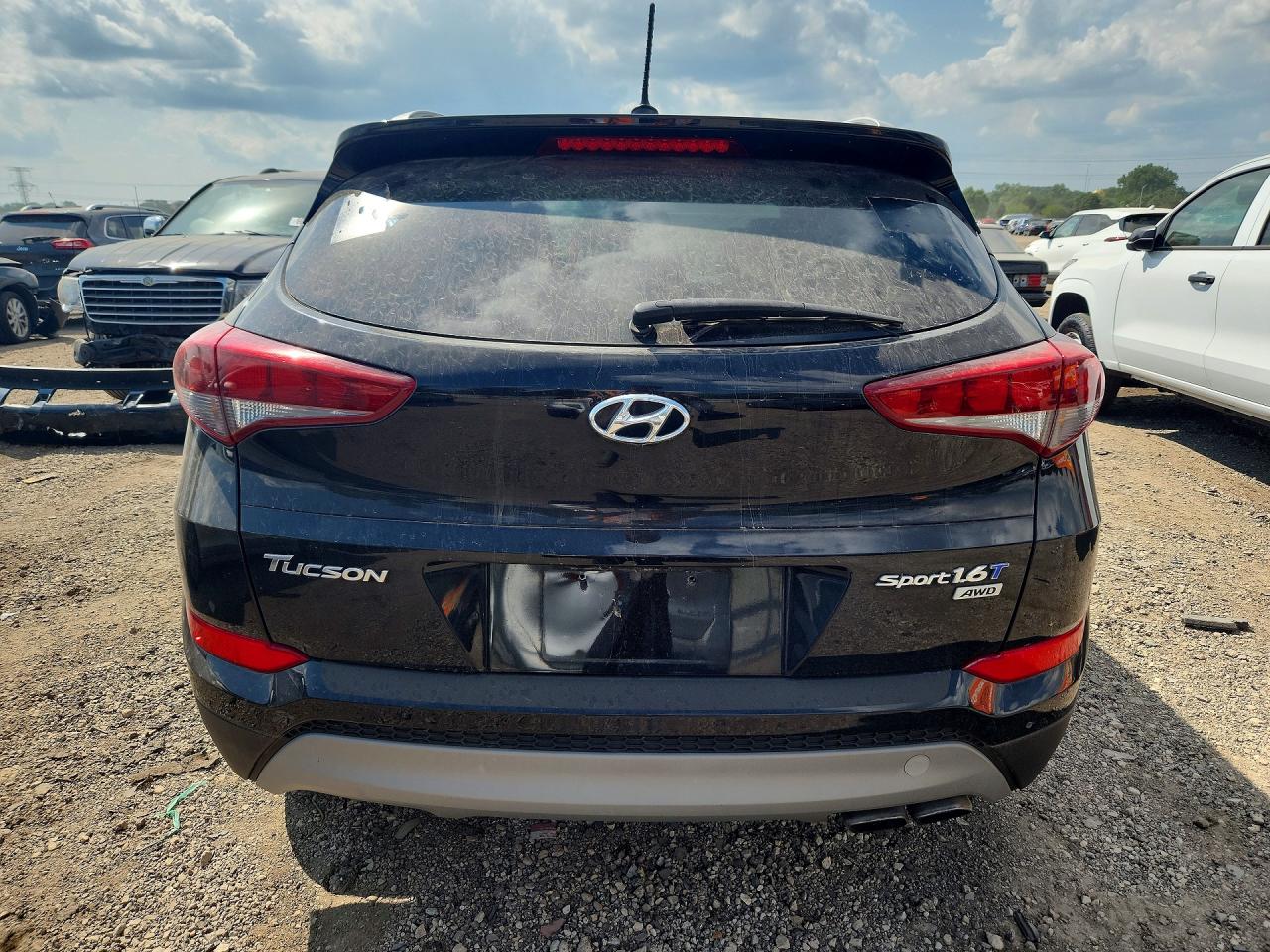 2017 Hyundai Tucson Sport Black vin: KM8J3CA28HU351283