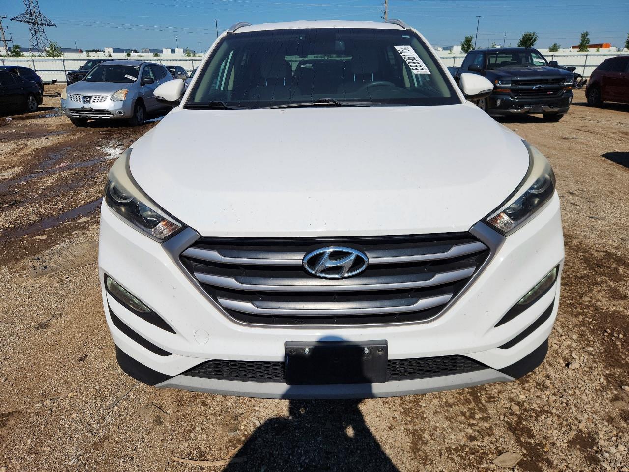 2017 Hyundai Tucson Eco Белый vin: KM8J3CA29HU315554