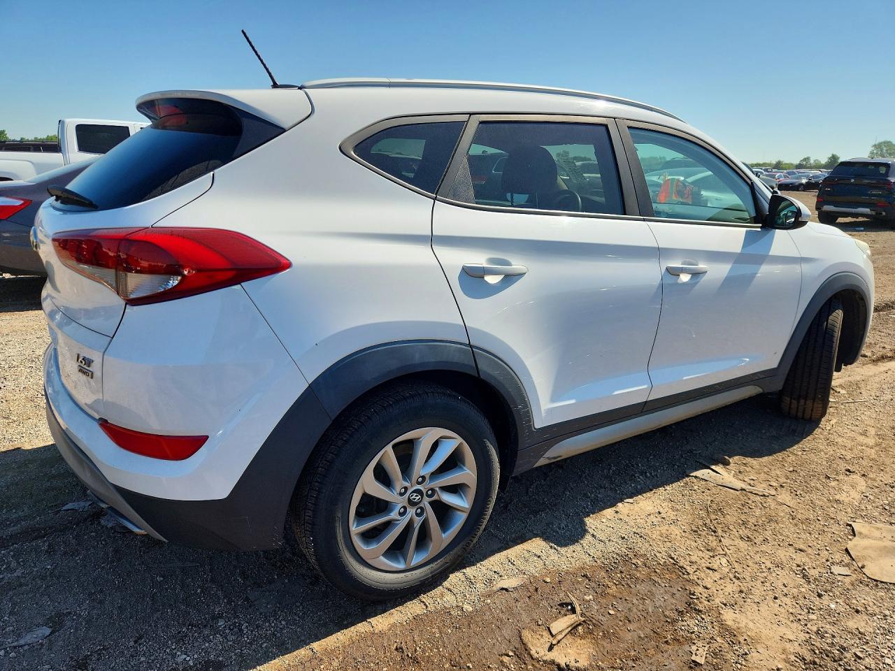 2017 Hyundai Tucson Eco Белый vin: KM8J3CA29HU315554