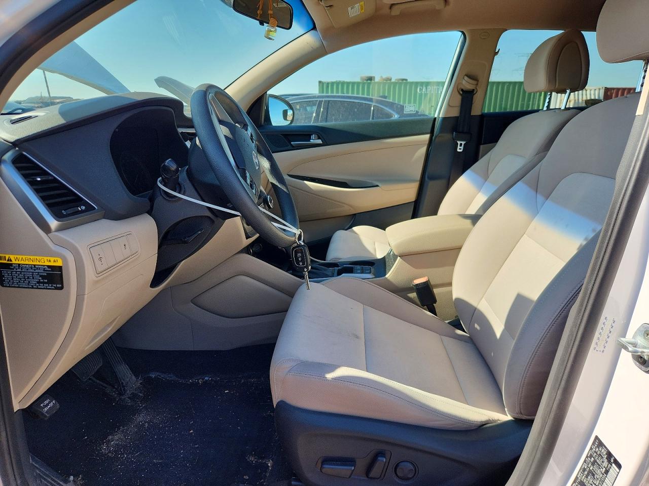 2017 Hyundai Tucson Eco Белый vin: KM8J3CA29HU315554