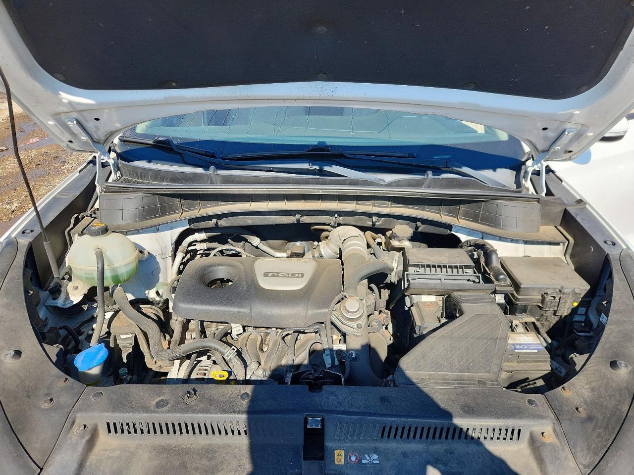 2017 Hyundai Tucson Eco Белый vin: KM8J3CA29HU315554