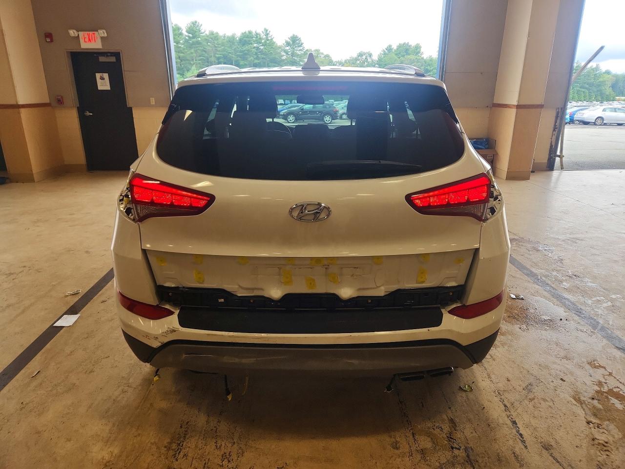 2018 Hyundai Tucson Limited White vin: KM8J3CA2XJU653227