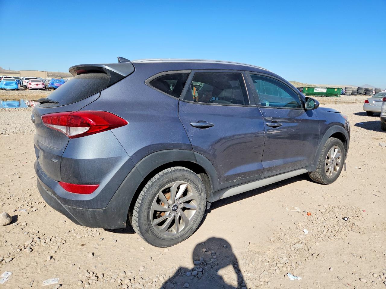 2018 Hyundai Tucson Sel Gray vin: KM8J3CA40JU668062