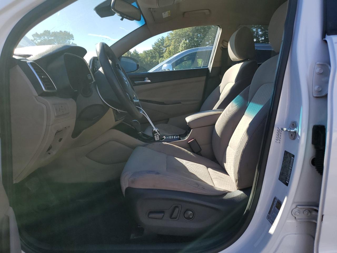 2021 Hyundai Tucson Limited Белый vin: KM8J3CA40MU365884