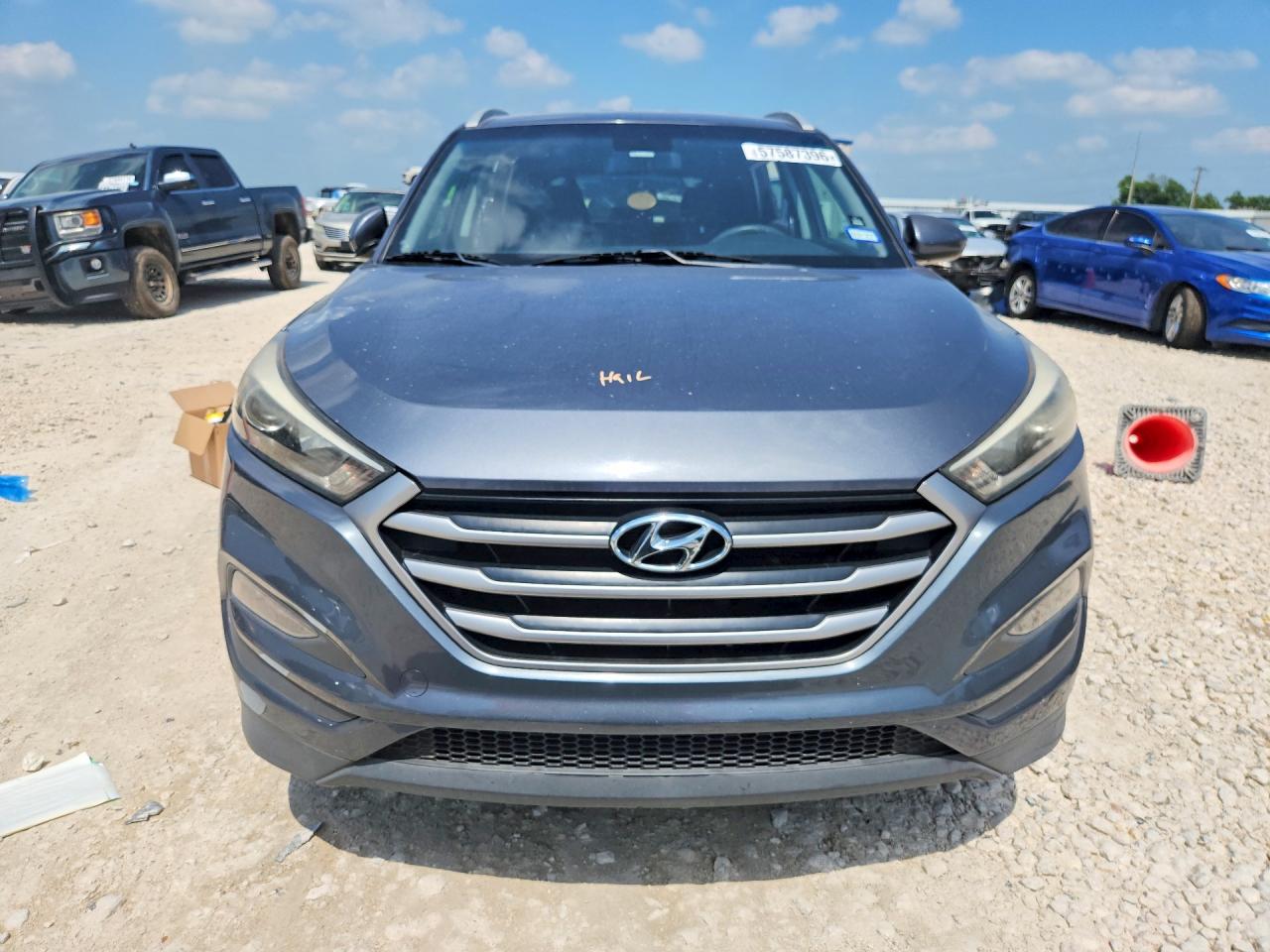 2017 Hyundai Tucson Se Серый vin: KM8J3CA41HU334584