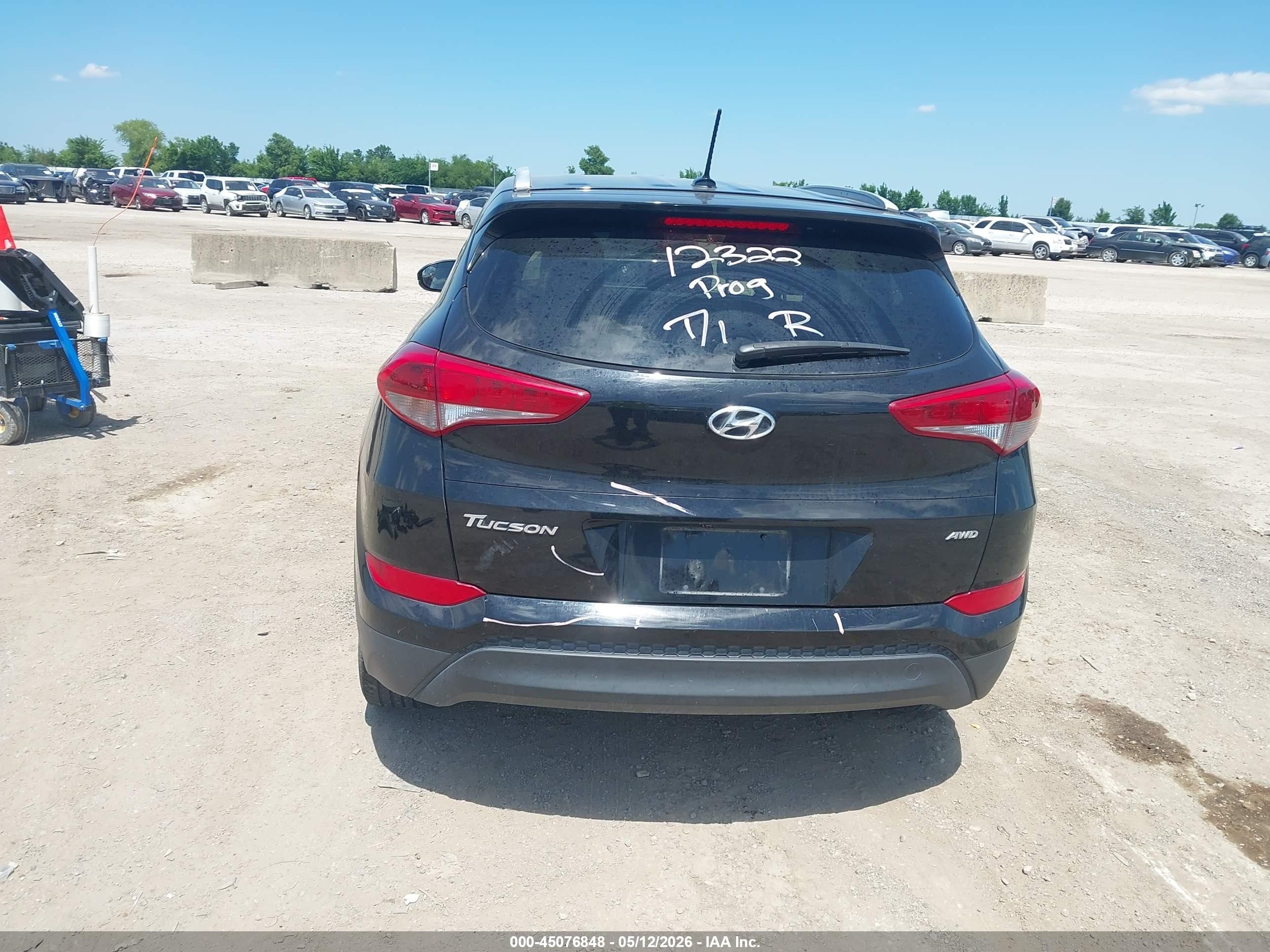 2017 Hyundai Tucson Se Black vin: KM8J3CA41HU562889