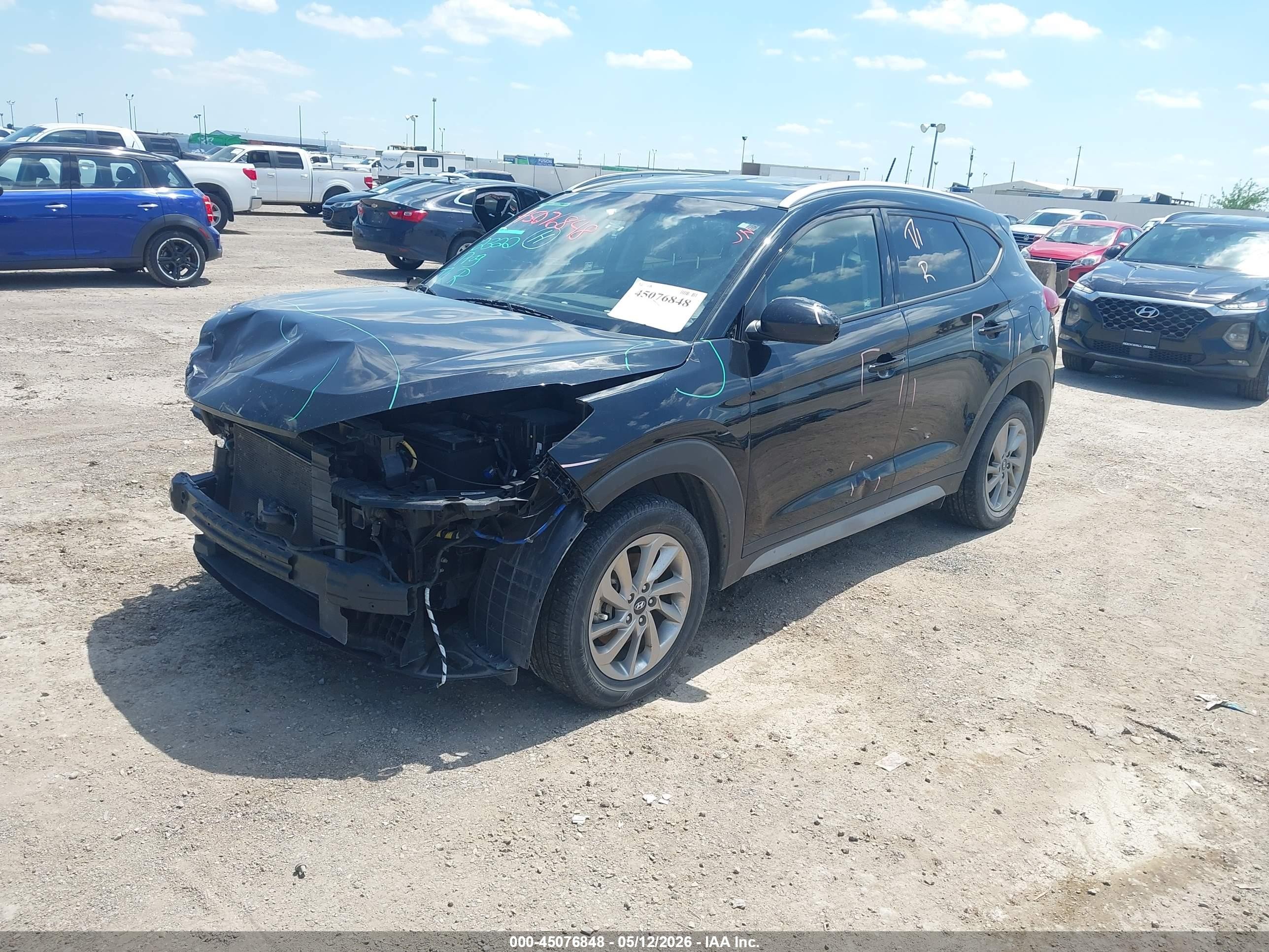 2017 Hyundai Tucson Se Black vin: KM8J3CA41HU562889