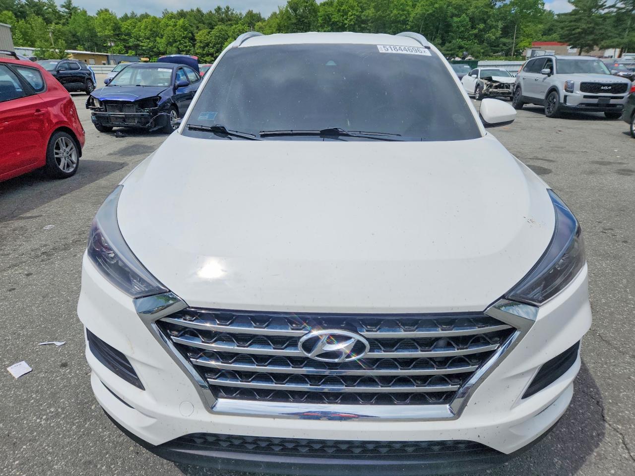 2020 Hyundai Tucson Value White vin: KM8J3CA41LU150657