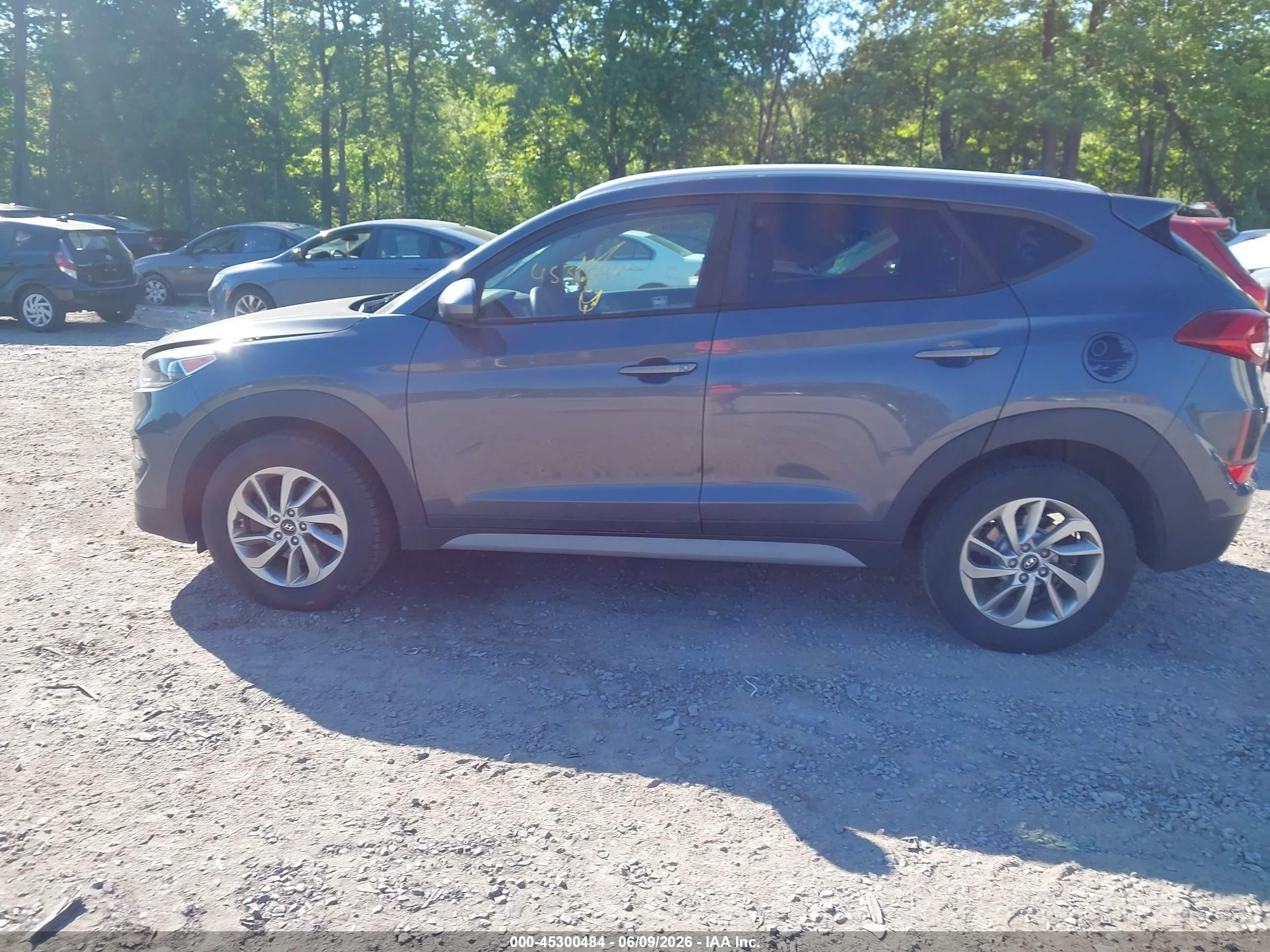 2018 Hyundai Tucson Sel Gray vin: KM8J3CA43JU632155