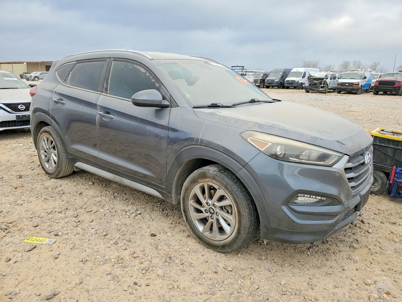 2018 Hyundai Tucson Sel Gray vin: KM8J3CA43JU681338