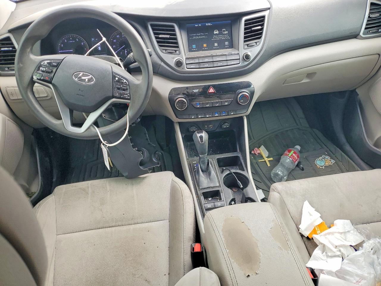 2018 Hyundai Tucson Sel Gray vin: KM8J3CA43JU681338