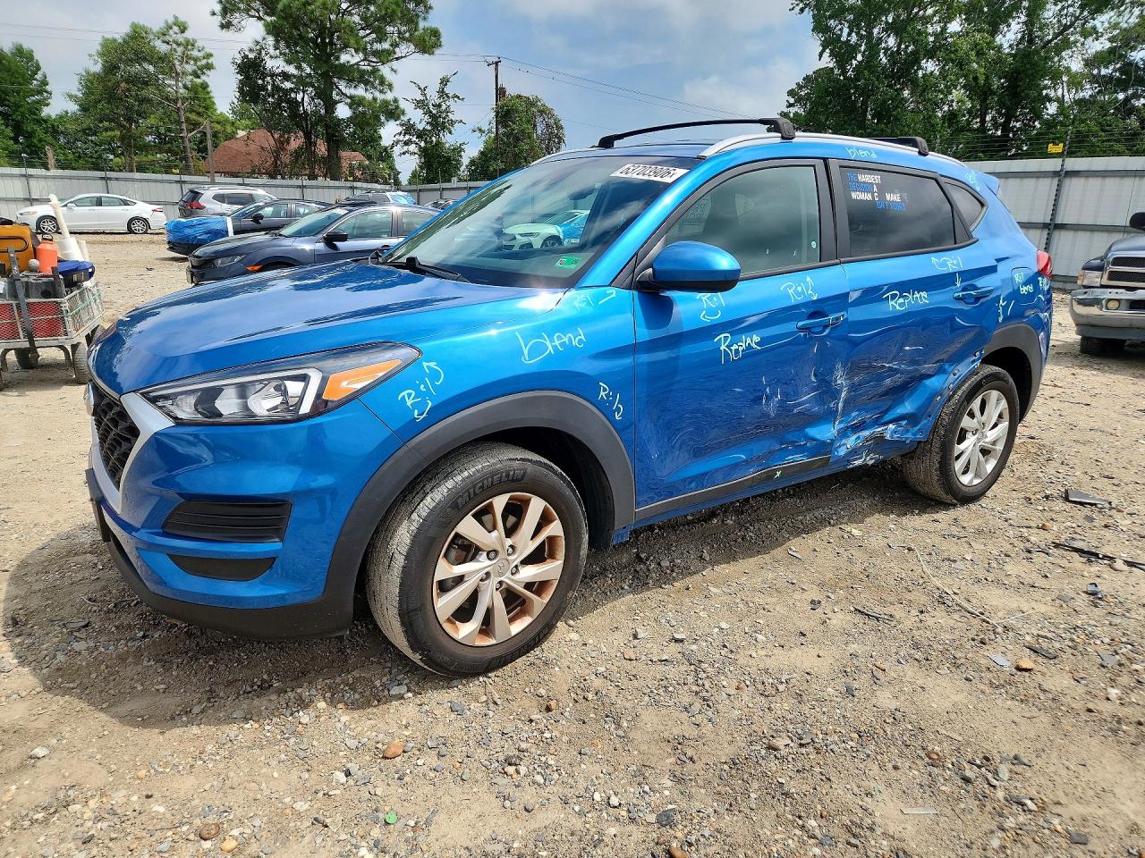2021 Hyundai Tucson Value Blue vin: KM8J3CA43MU322947