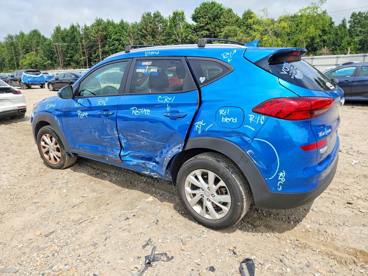 2021 Hyundai Tucson Value Blue vin: KM8J3CA43MU322947