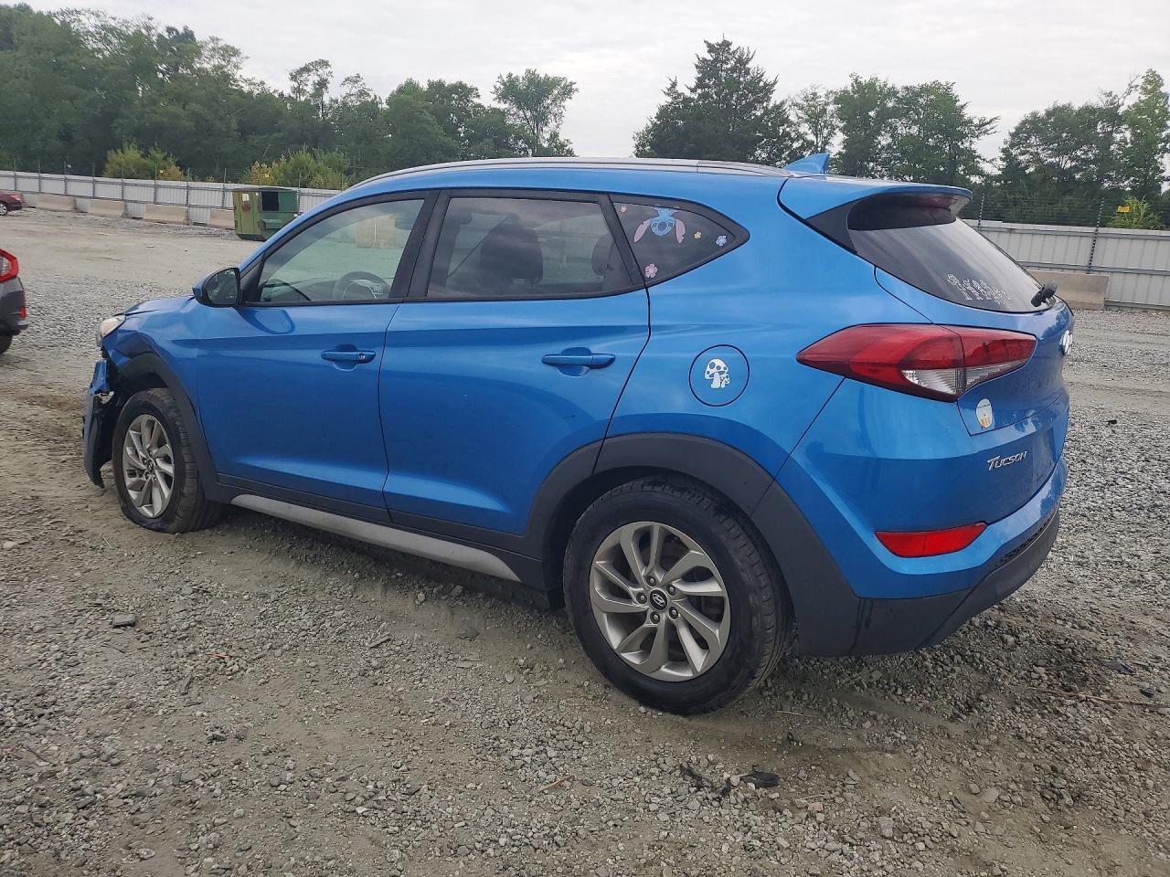 2018 Hyundai Tucson Sel Blue vin: KM8J3CA44JU729977