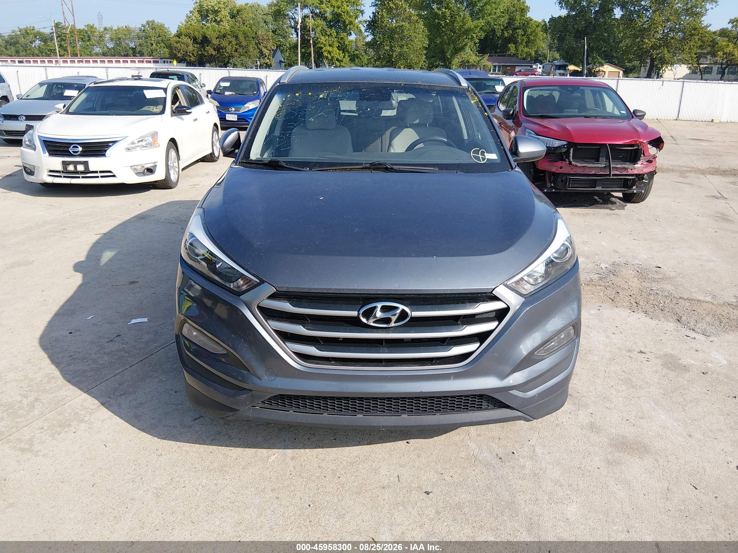2018 Hyundai Tucson Sel Gray vin: KM8J3CA44JU753213