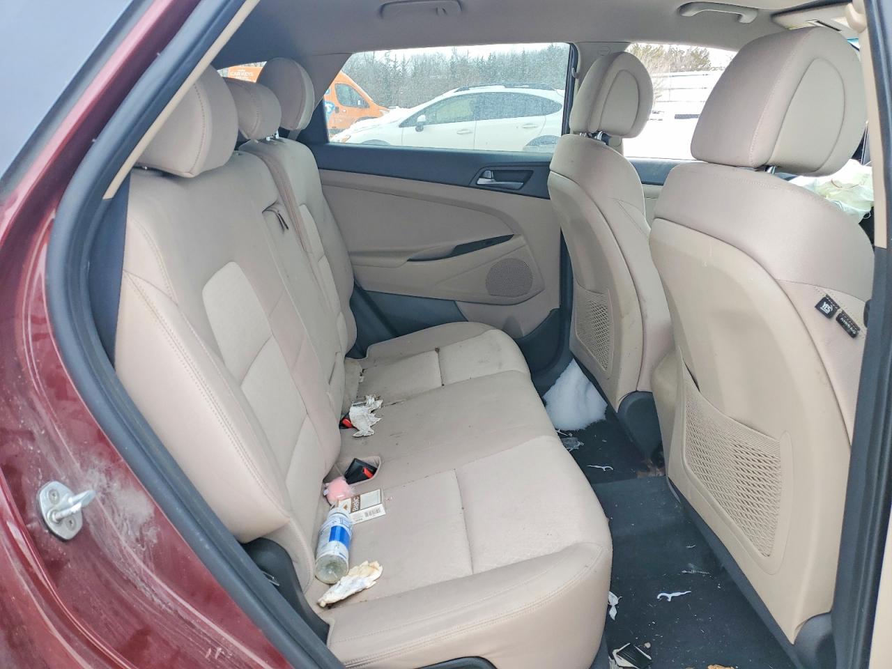 2016 Hyundai Tucson Limited Темно-бордовый vin: KM8J3CA46GU139501