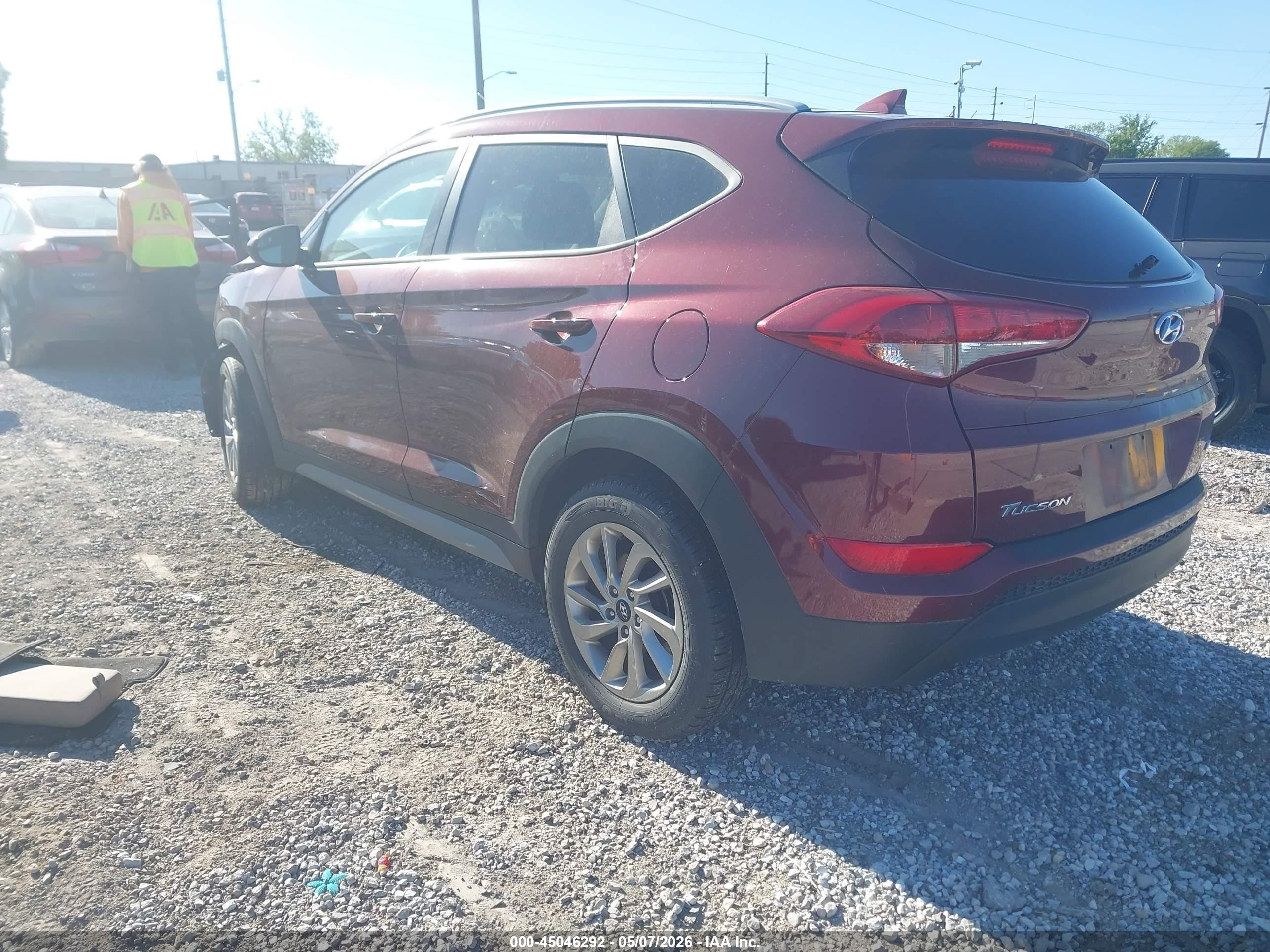 2018 Hyundai Tucson Sel Red vin: KM8J3CA46JU607265