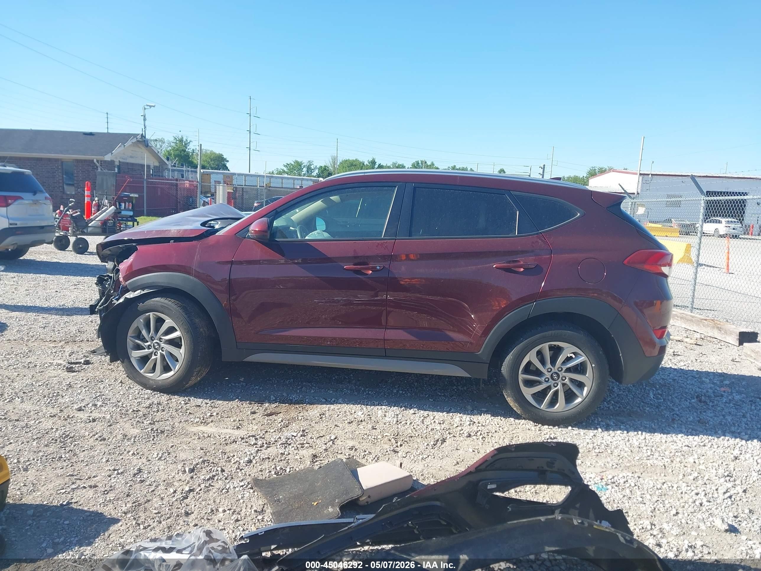 2018 Hyundai Tucson Sel Red vin: KM8J3CA46JU607265
