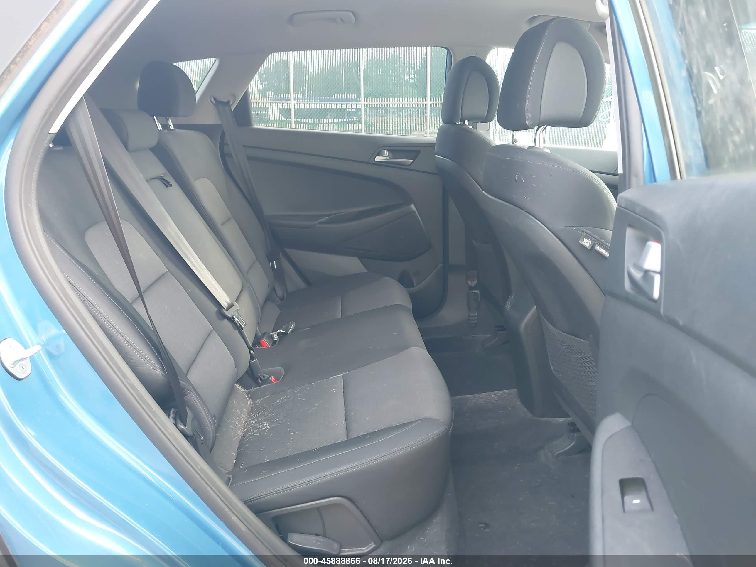 2017 Hyundai Tucson Se Blue vin: KM8J3CA47HU350353