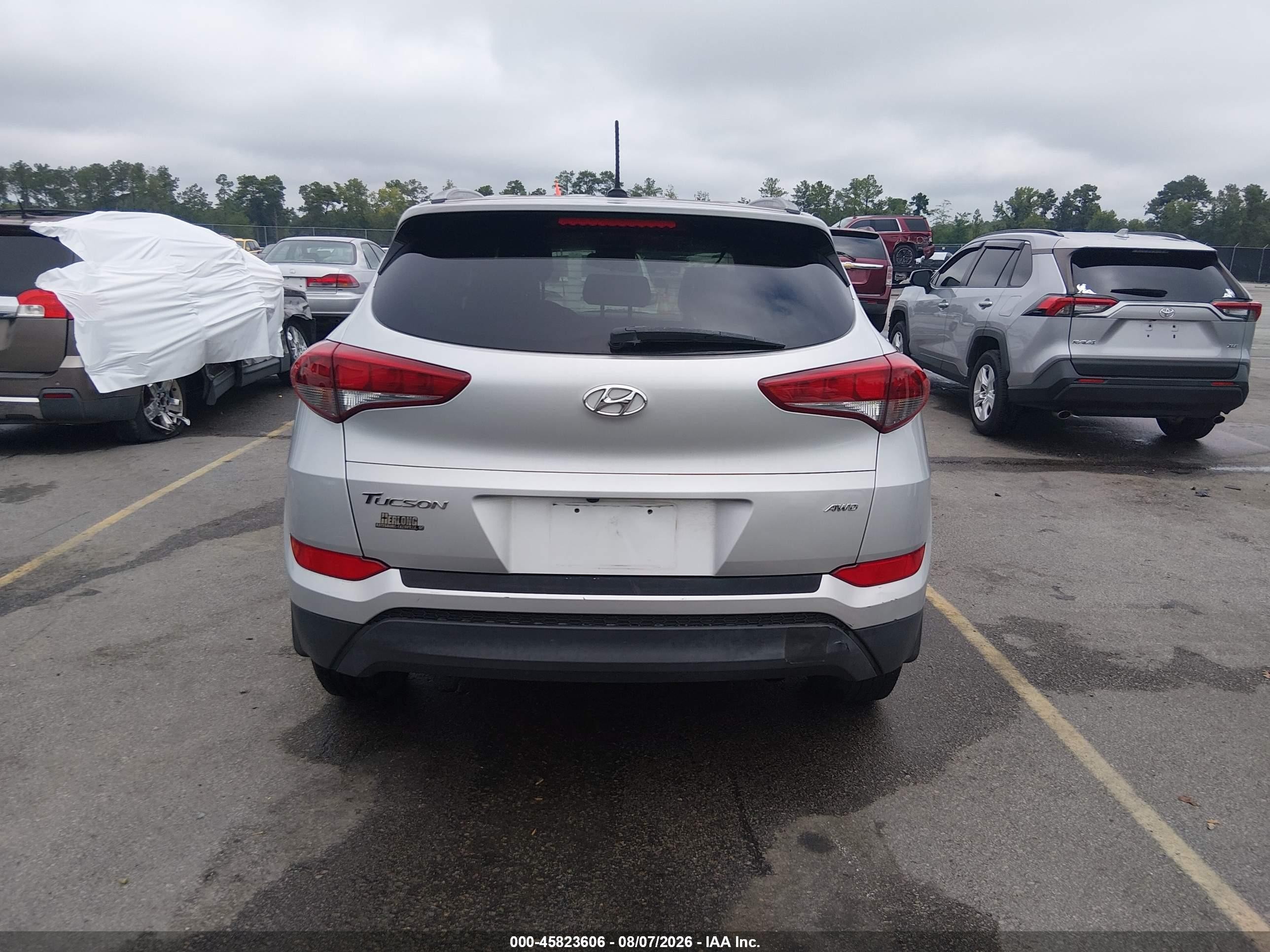 2017 Hyundai Tucson Se Silver vin: KM8J3CA47HU583407