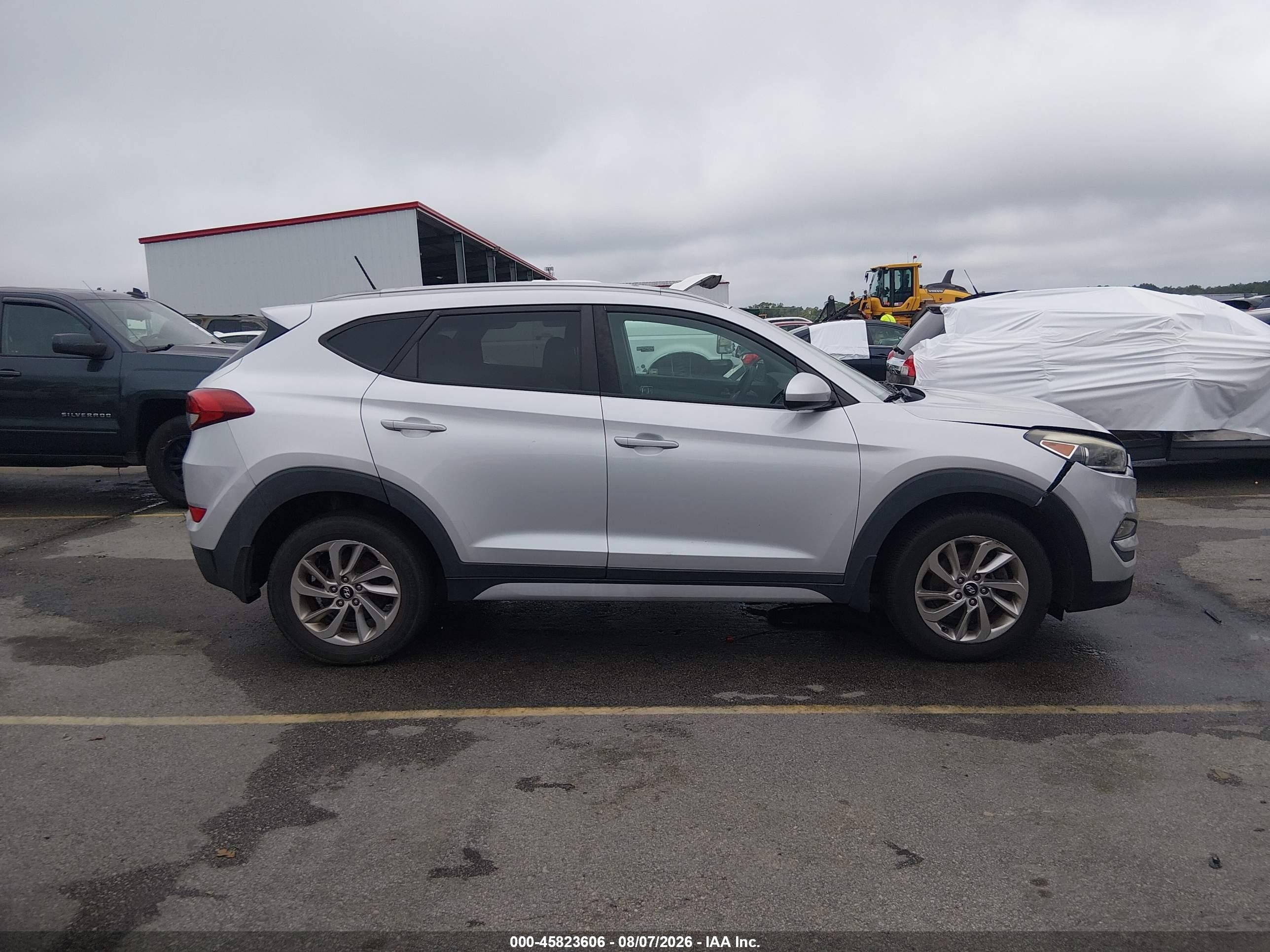 2017 Hyundai Tucson Se Silver vin: KM8J3CA47HU583407