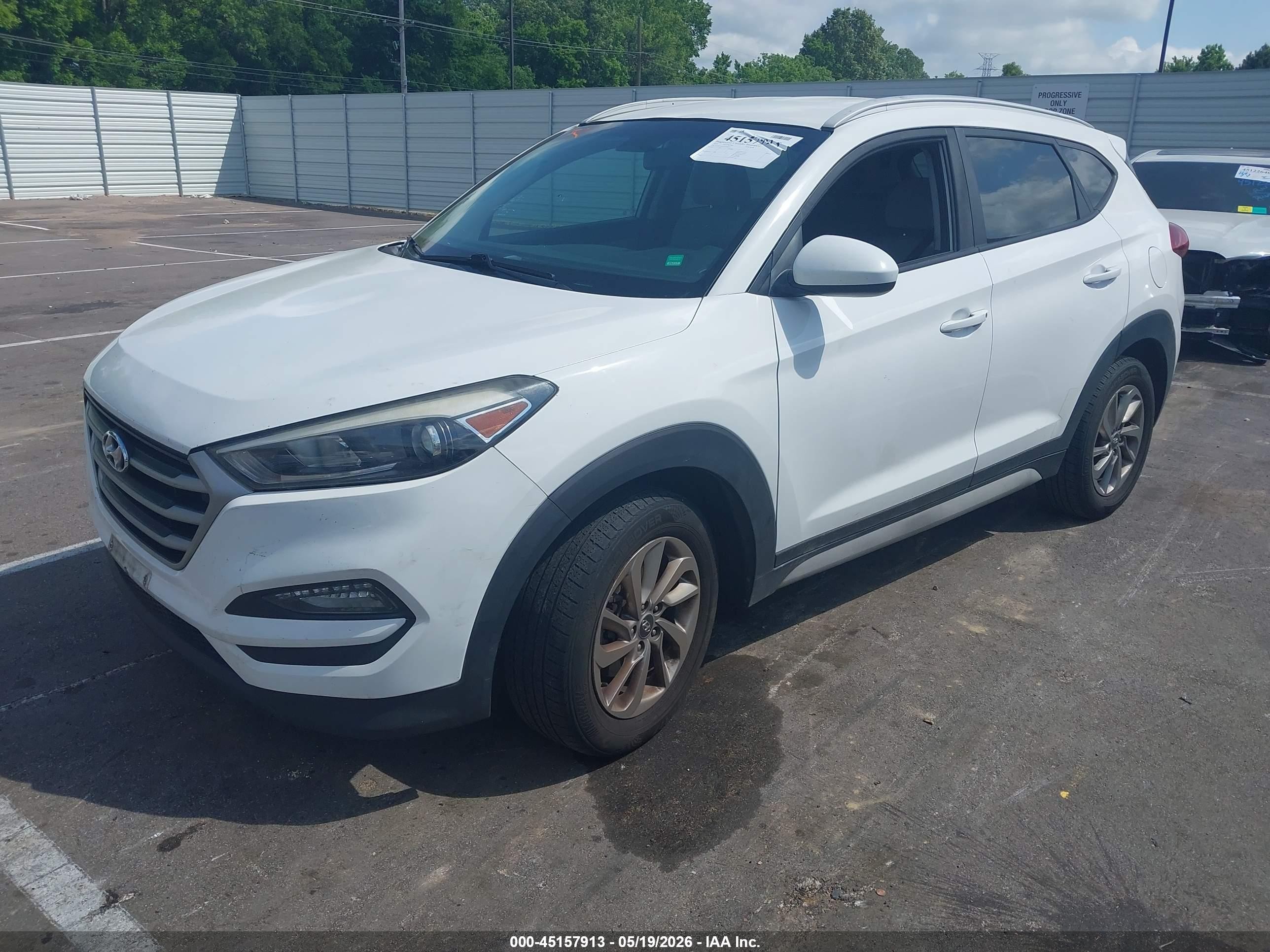 2018 Hyundai Tucson Sel Белый vin: KM8J3CA47JU758423